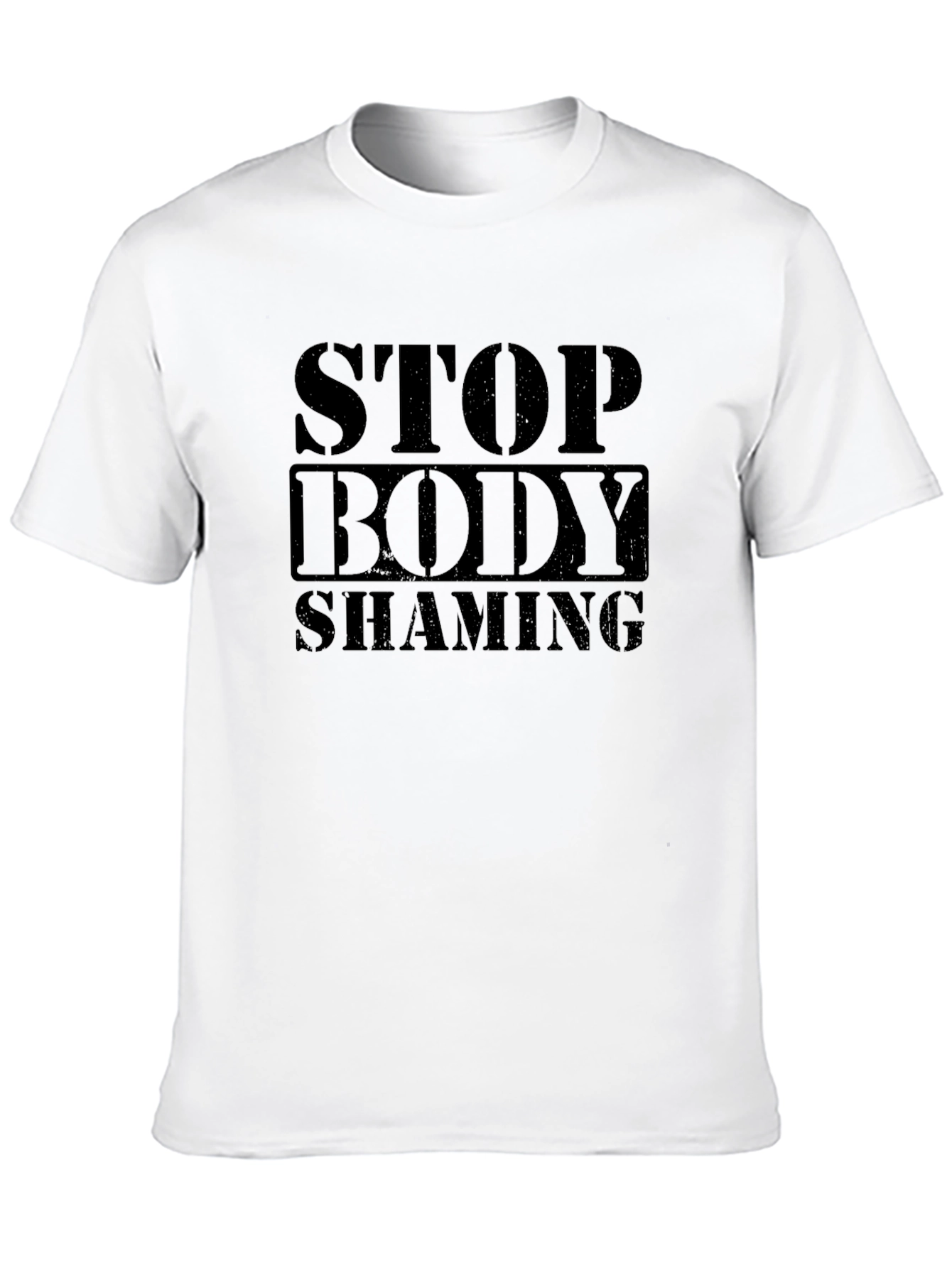 Stop Body Shaming Black T-Shirt