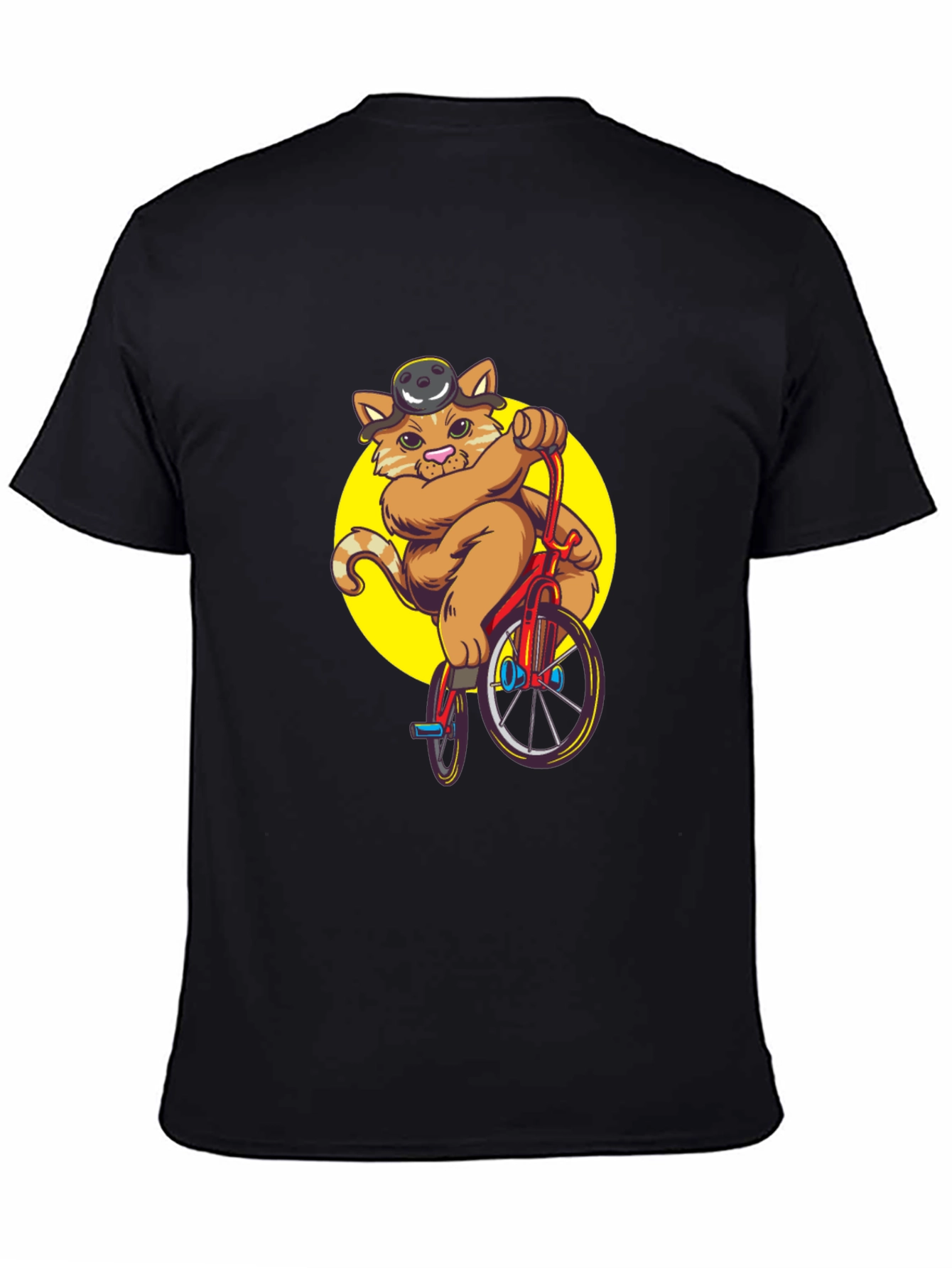 Cat Riding Bicycle T-Shirt