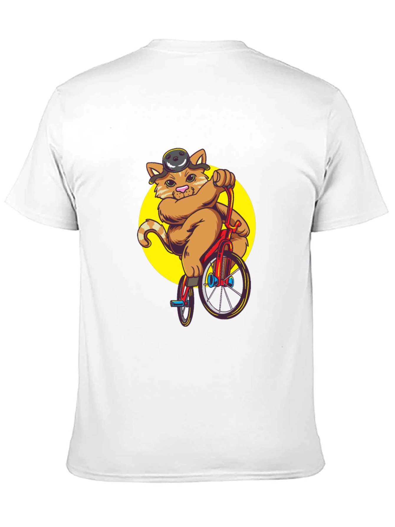 Cat Riding Bicycle T-Shirt