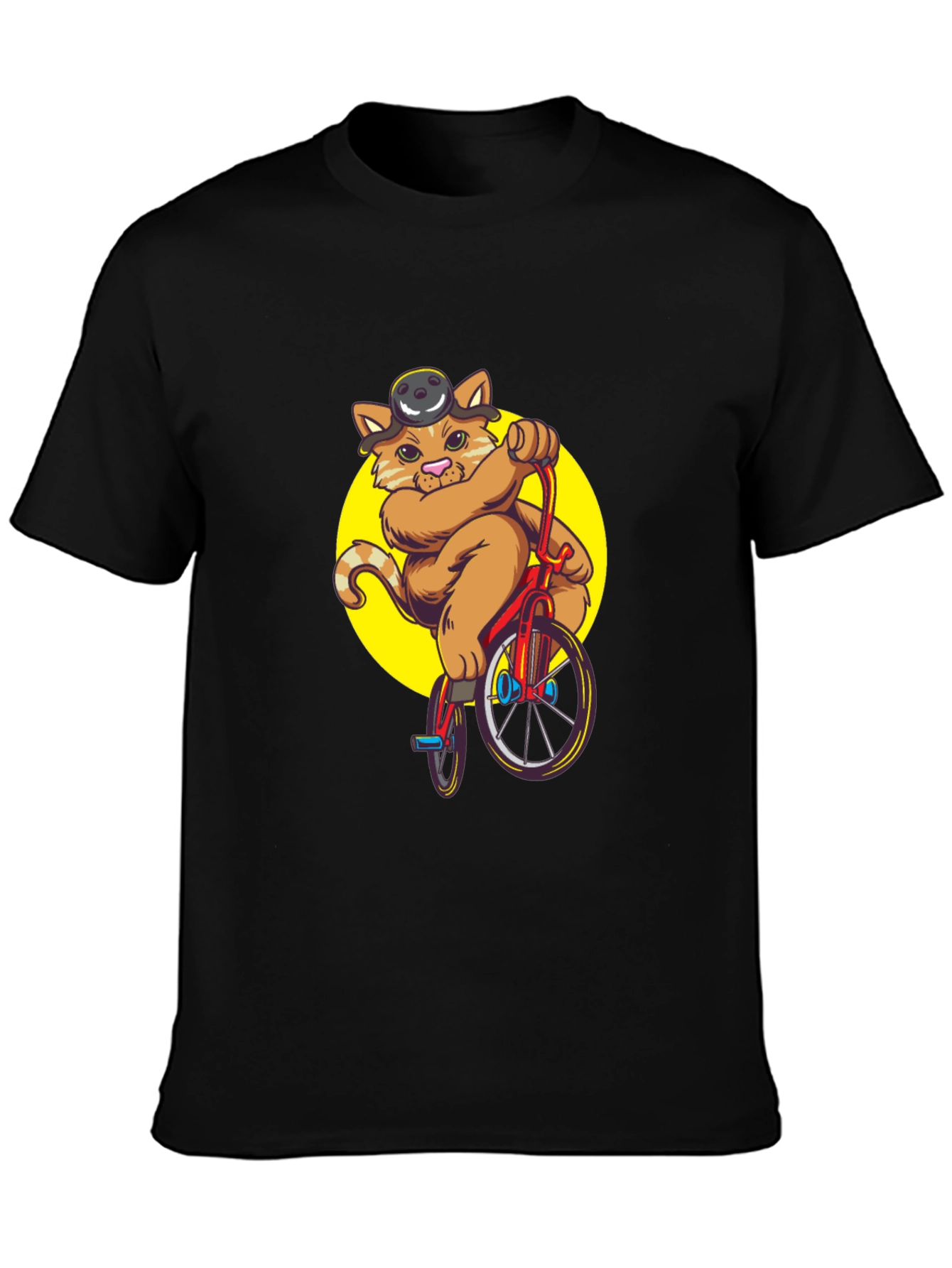 Cat Riding Bicycle T-Shirt