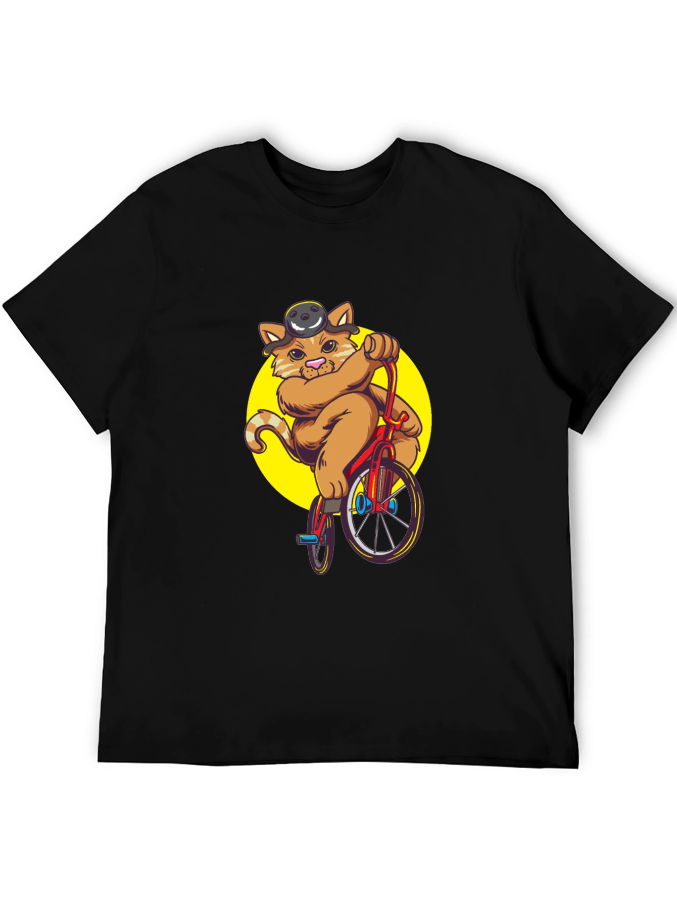 Cat Riding Bicycle T-Shirt