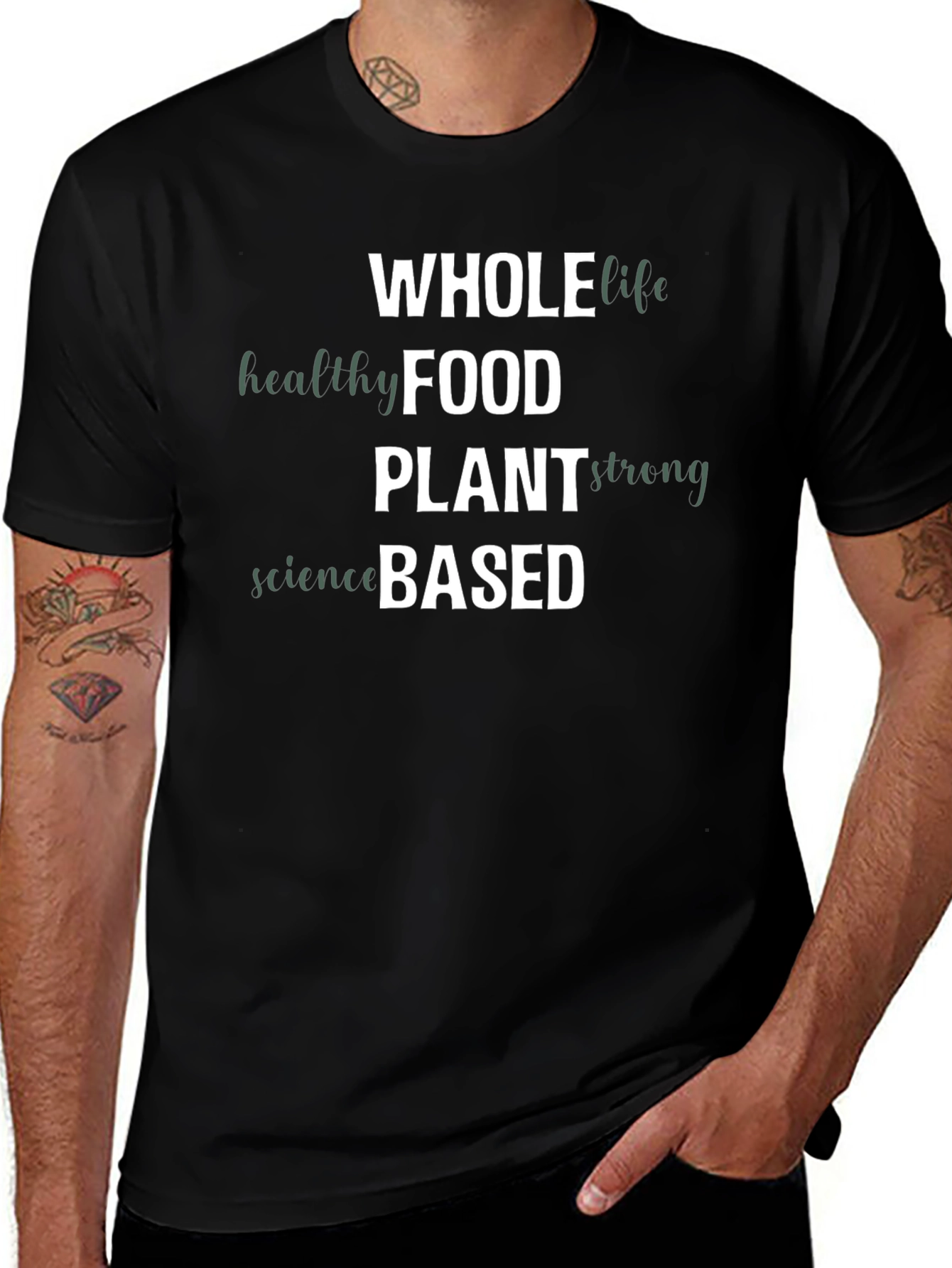 Plant Based Black T-Shirt