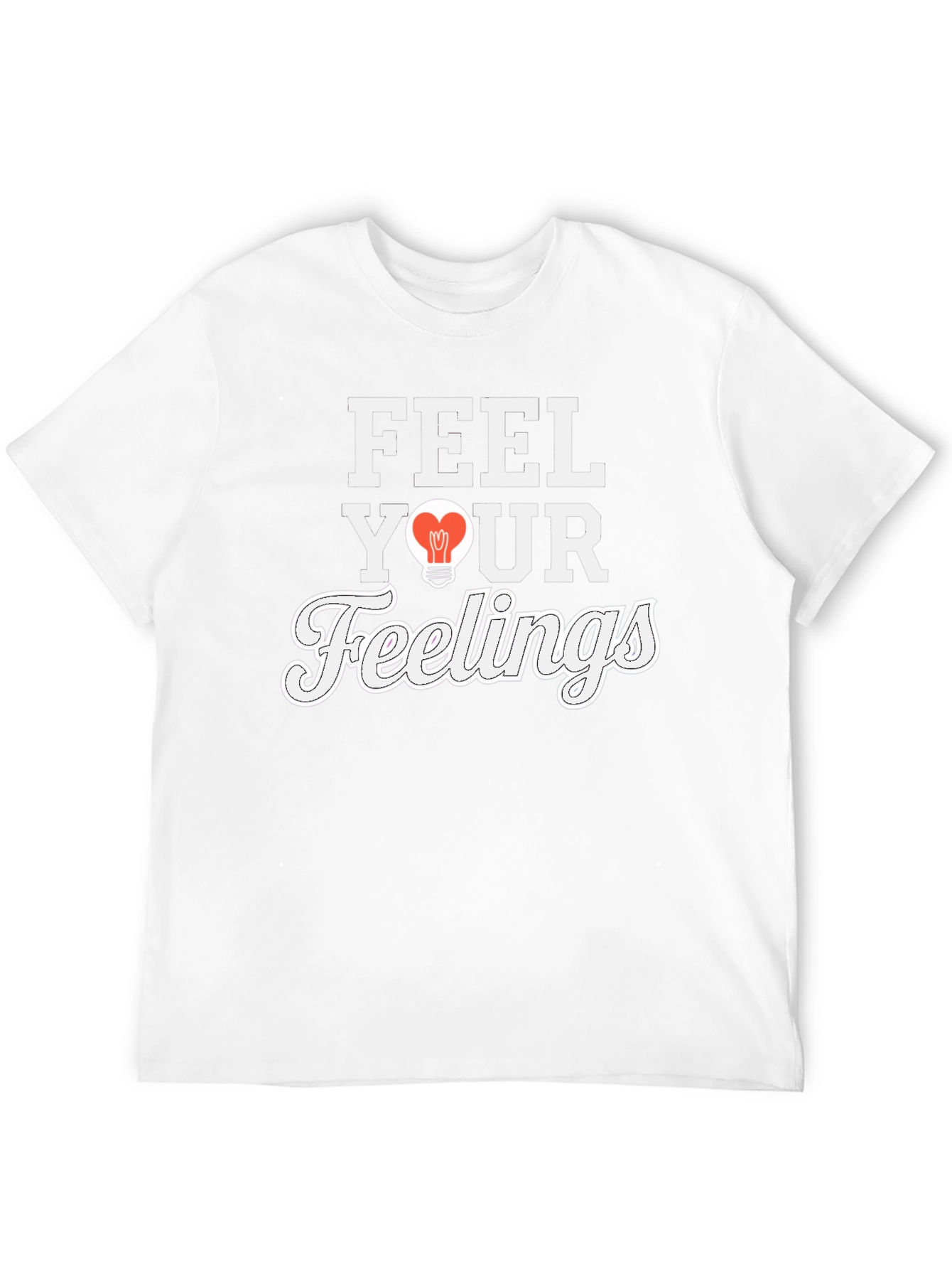 Feel Your Feelings Graphic T-Shirt - Black