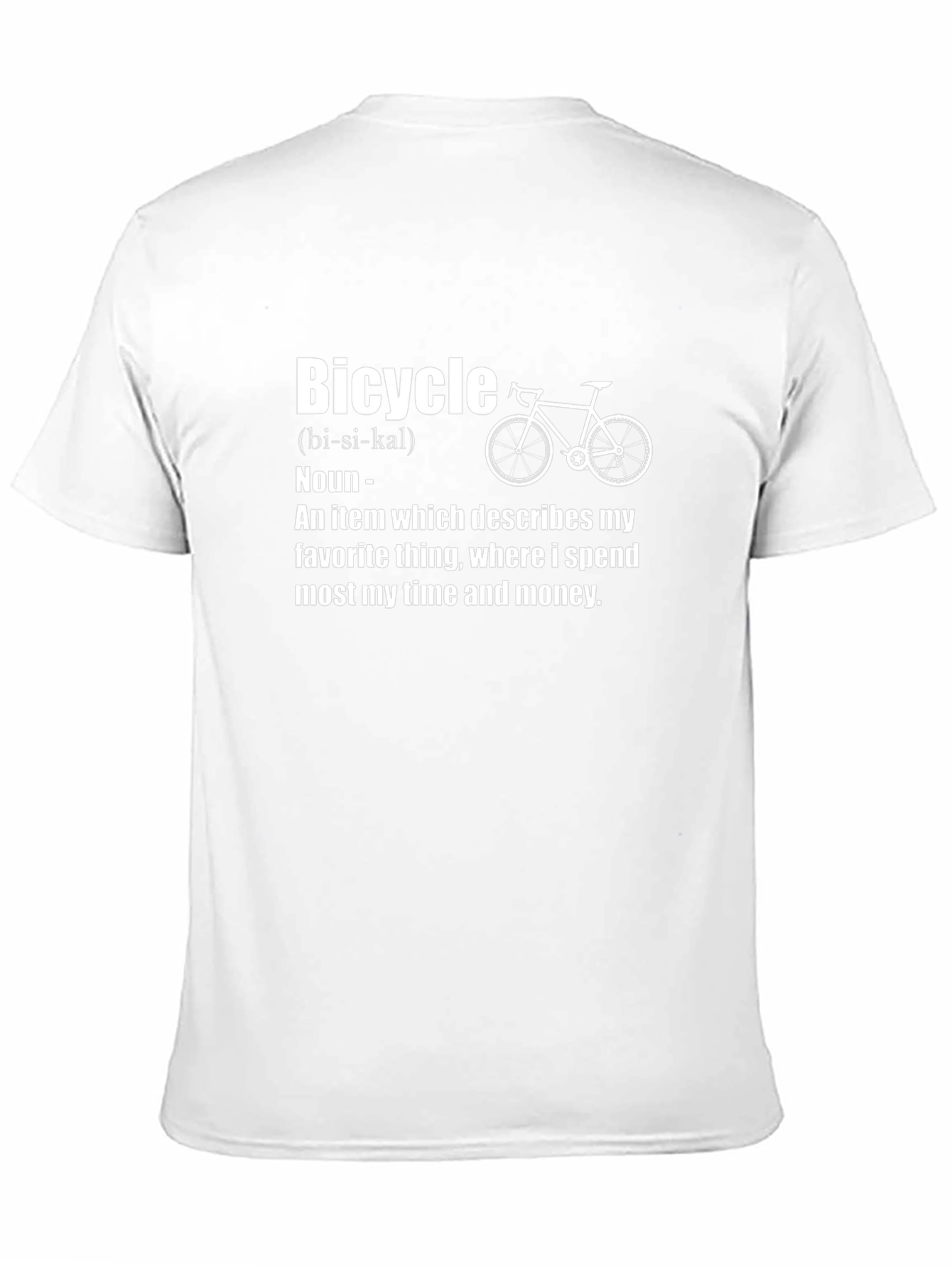 Bicycle Definition T-Shirt - Cyclist Gift