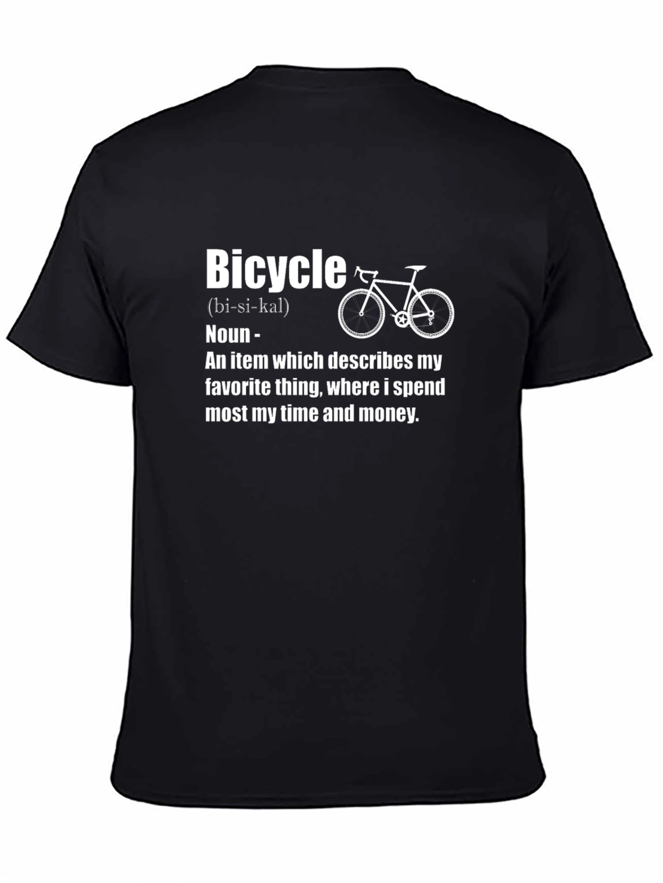 Bicycle Definition T-Shirt - Cyclist Gift