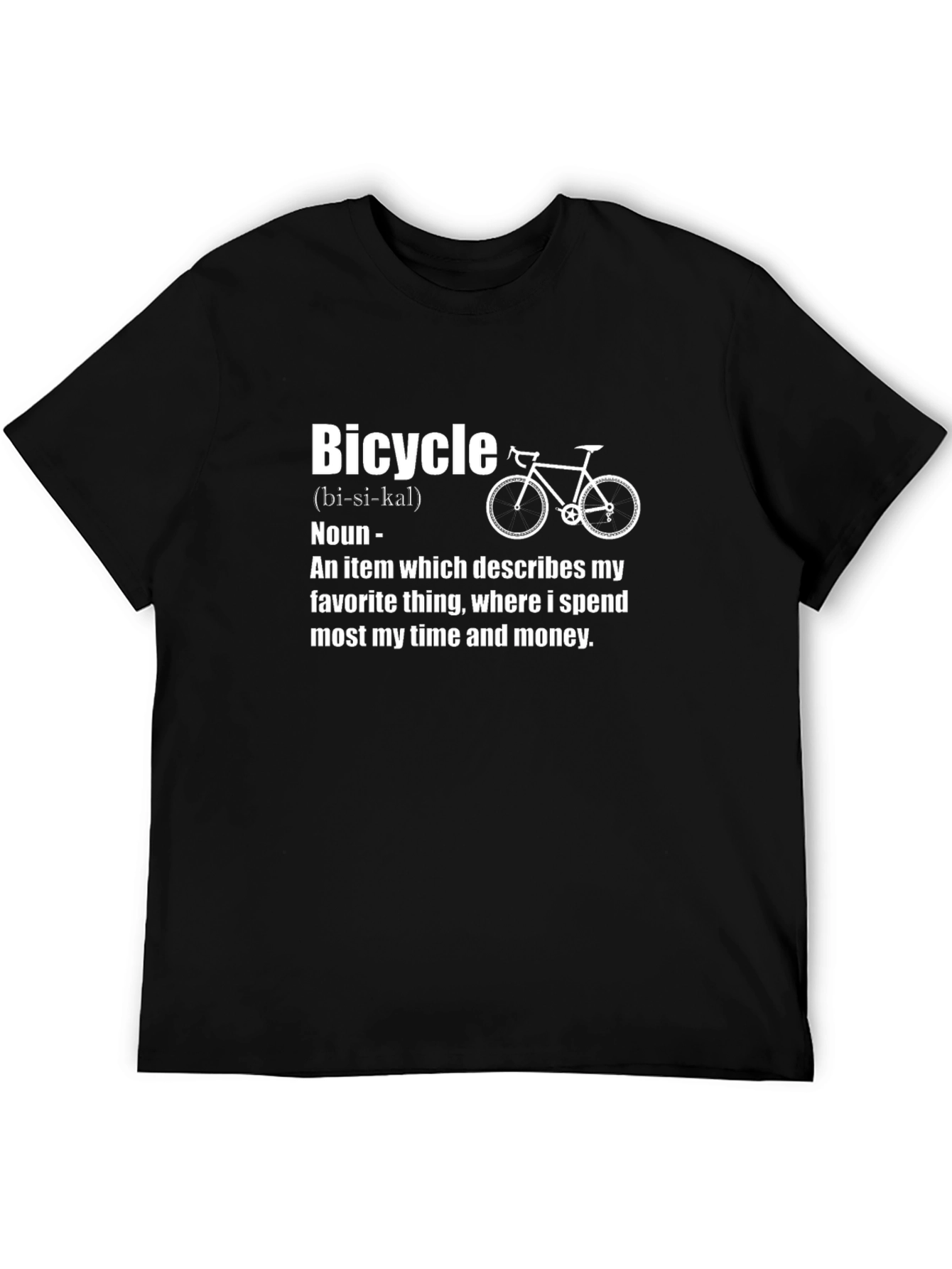 Bicycle Definition T-Shirt - Cyclist Gift