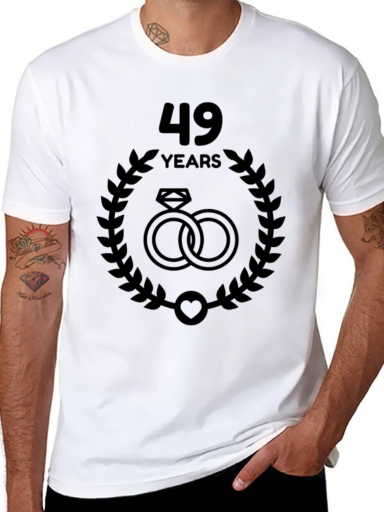 49th Anniversary T-Shirt - Love & Celebration