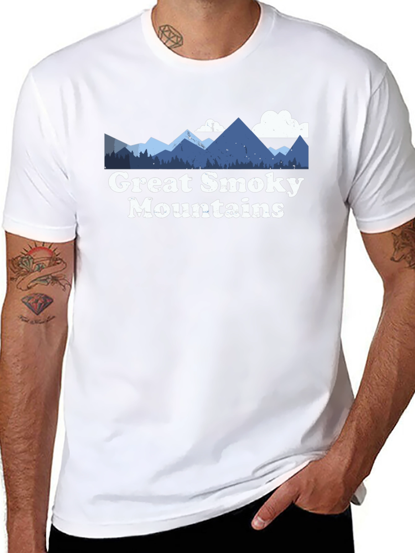 Great Smoky Mountains Graphic Tee - Black