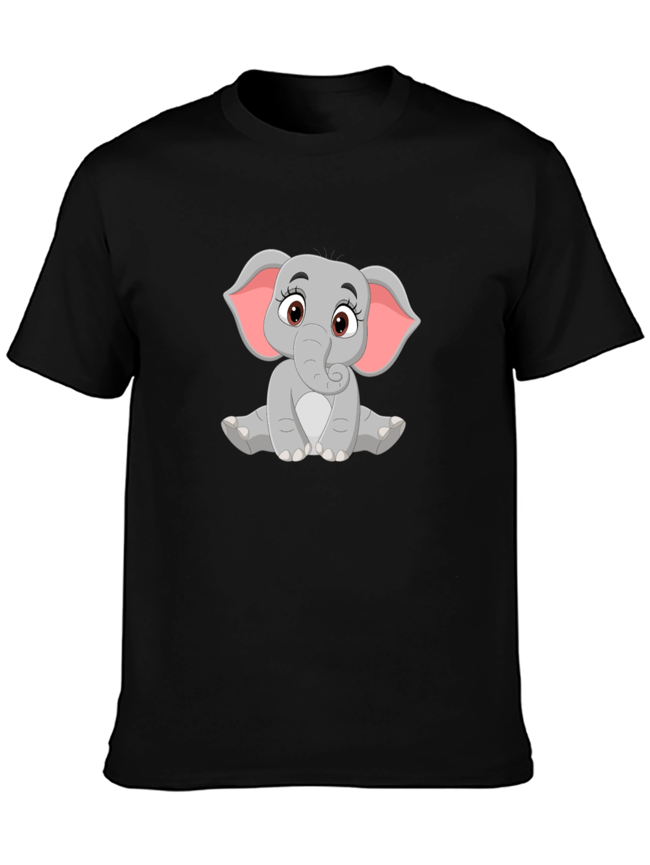 Cute Elephant Graphic T-Shirt