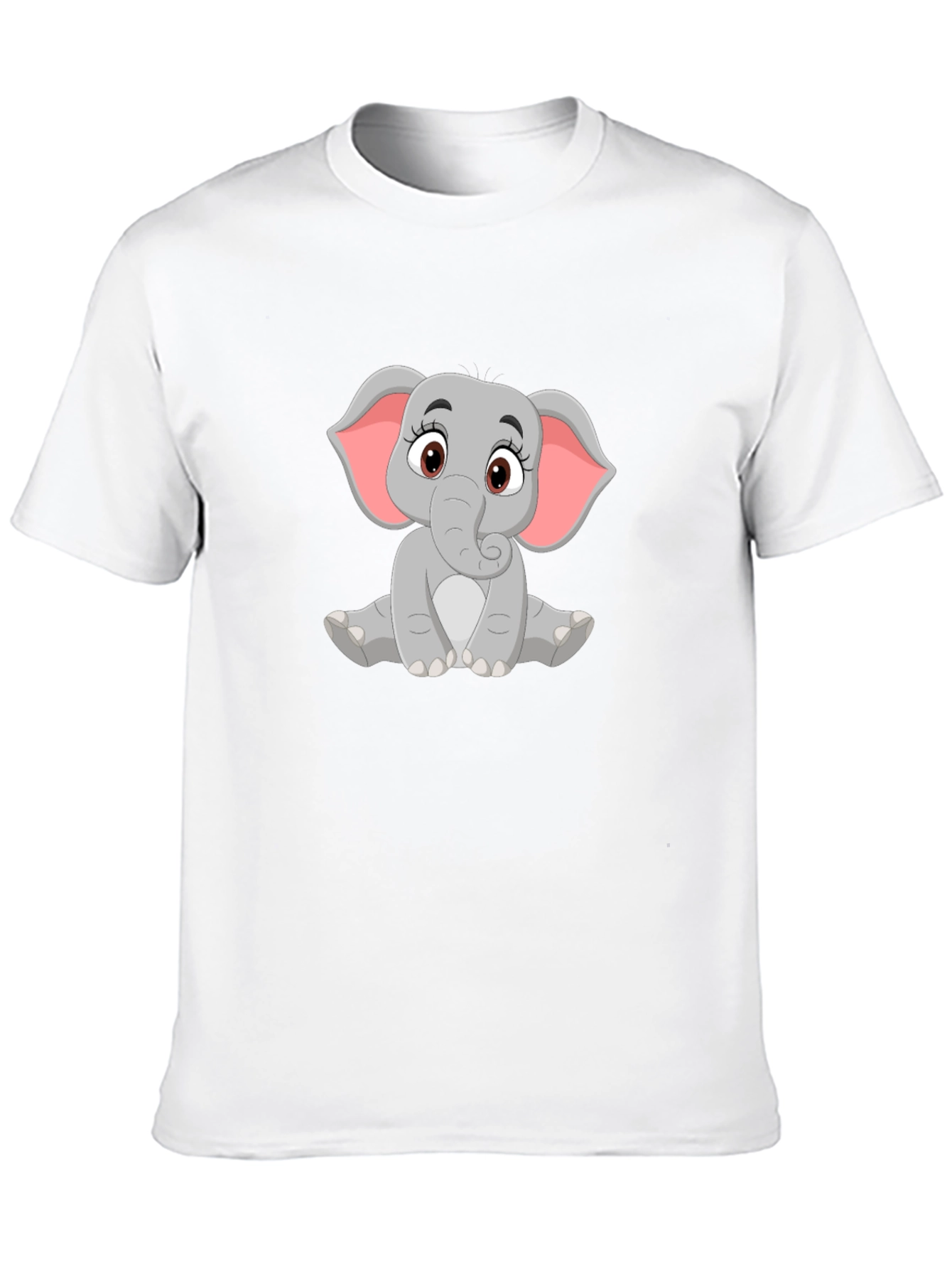 Cute Elephant Graphic T-Shirt