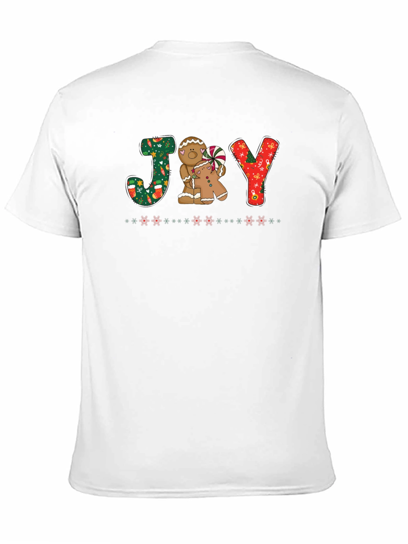 Joy Gingerbread Christmas T-Shirt
