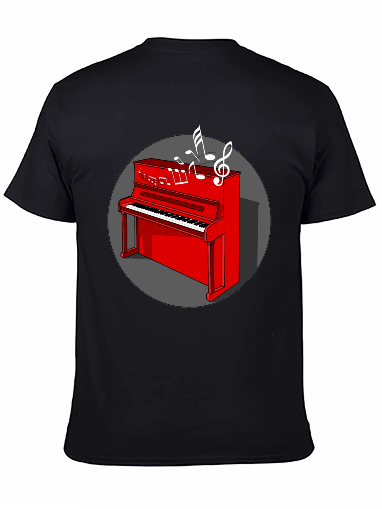 Red Piano Music Lover T-Shirt
