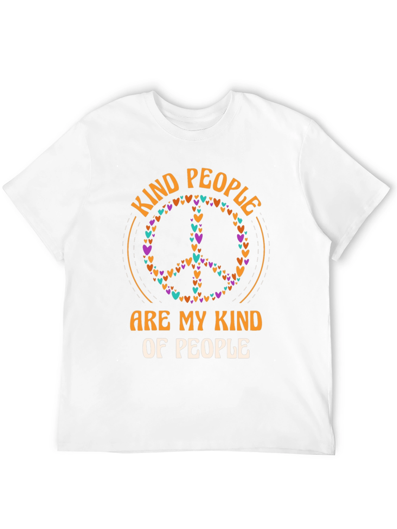 Kind People Heart Peace Sign T-Shirt