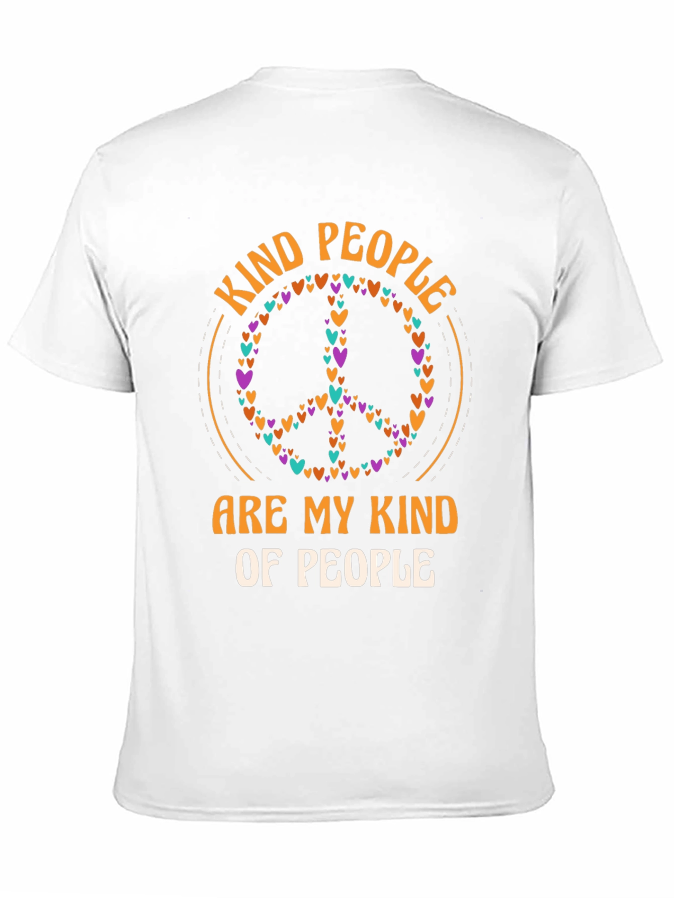 Kind People Heart Peace Sign T-Shirt