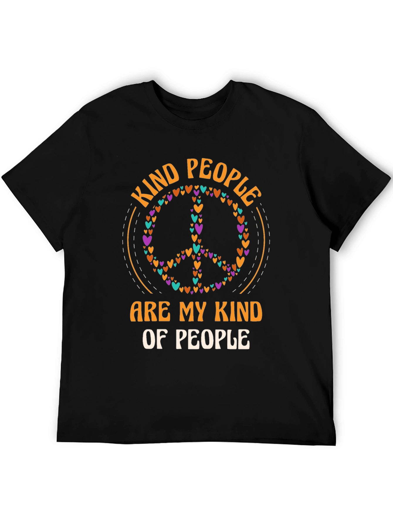 Kind People Heart Peace Sign T-Shirt