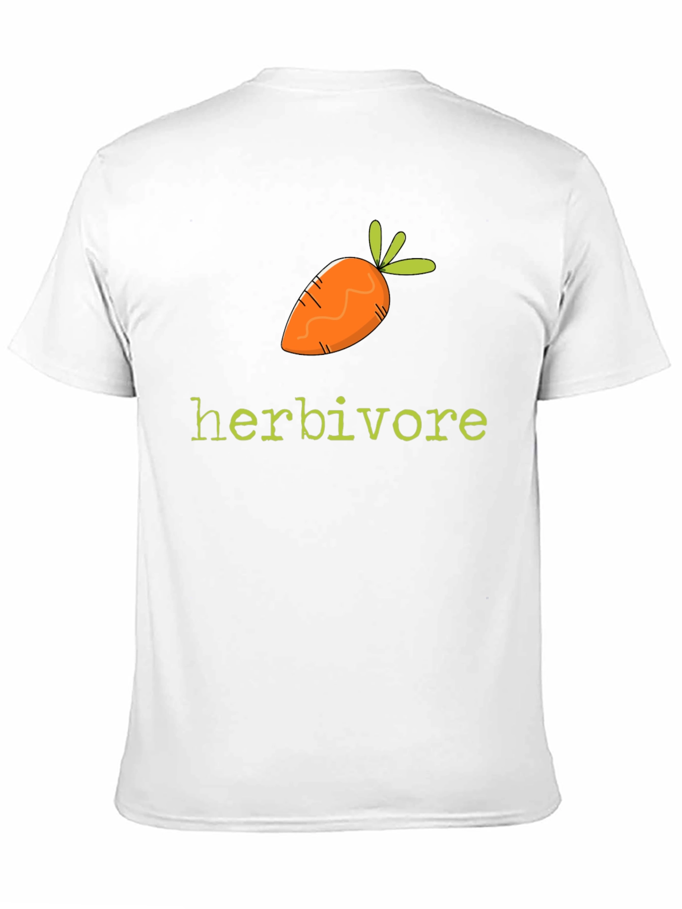 Herbivore Carrot Graphic Tee - Black Cotton T-Shirt