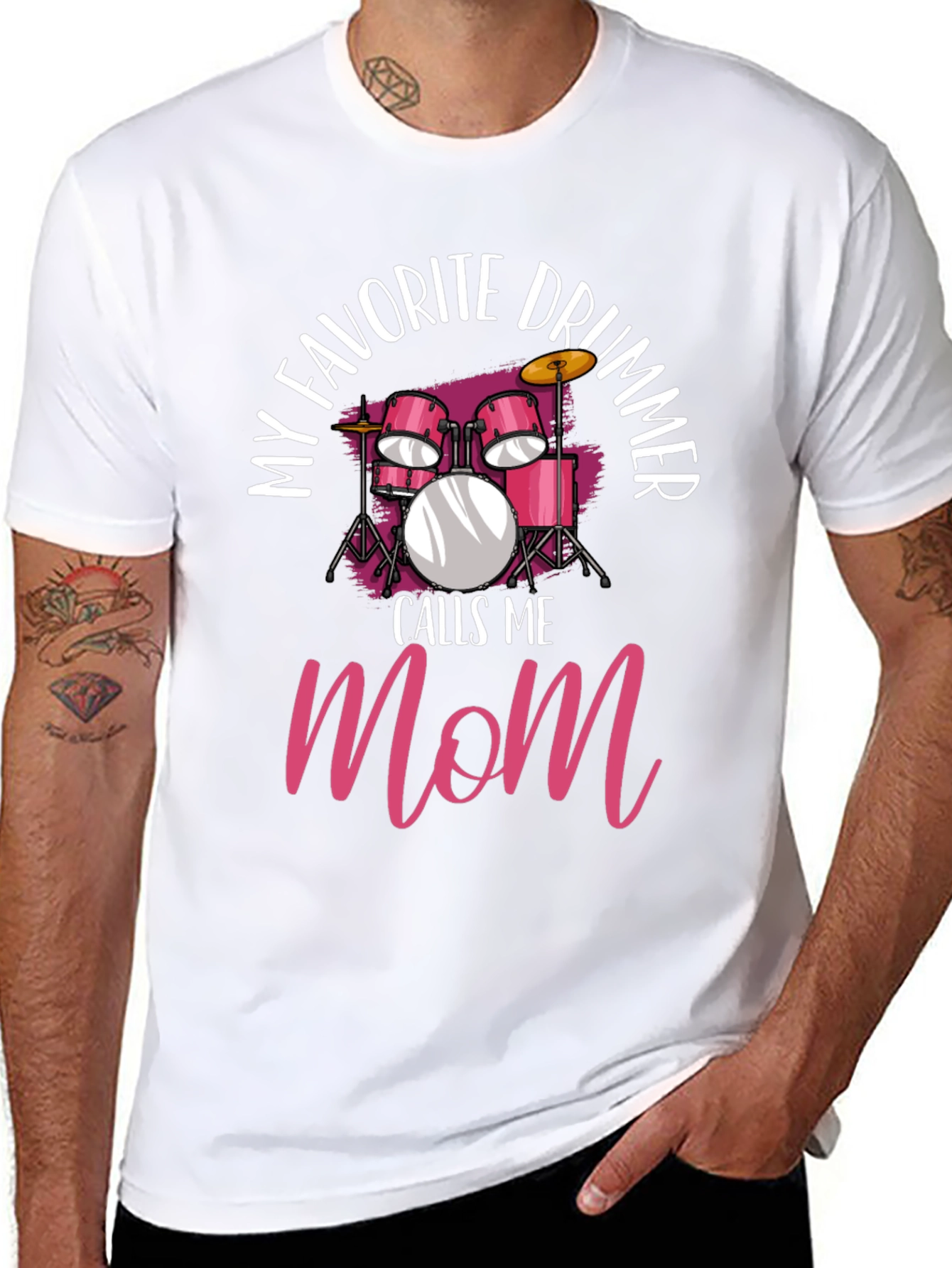 My Favorite Drummer Calls Me Mom T-Shirt