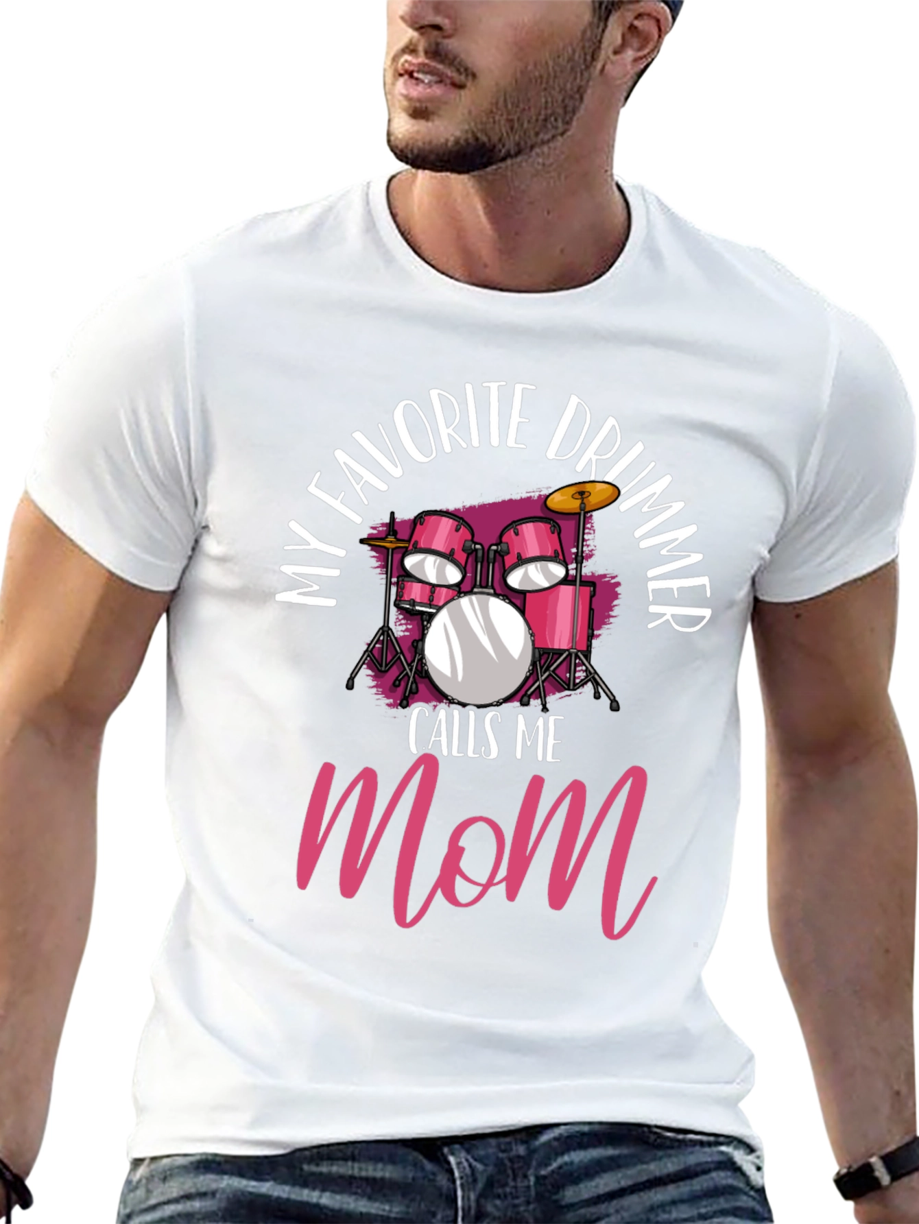 My Favorite Drummer Calls Me Mom T-Shirt