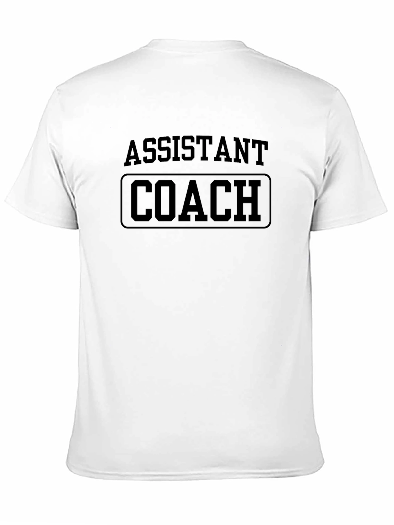 Assistant Coach Black Graphic T-Shirt