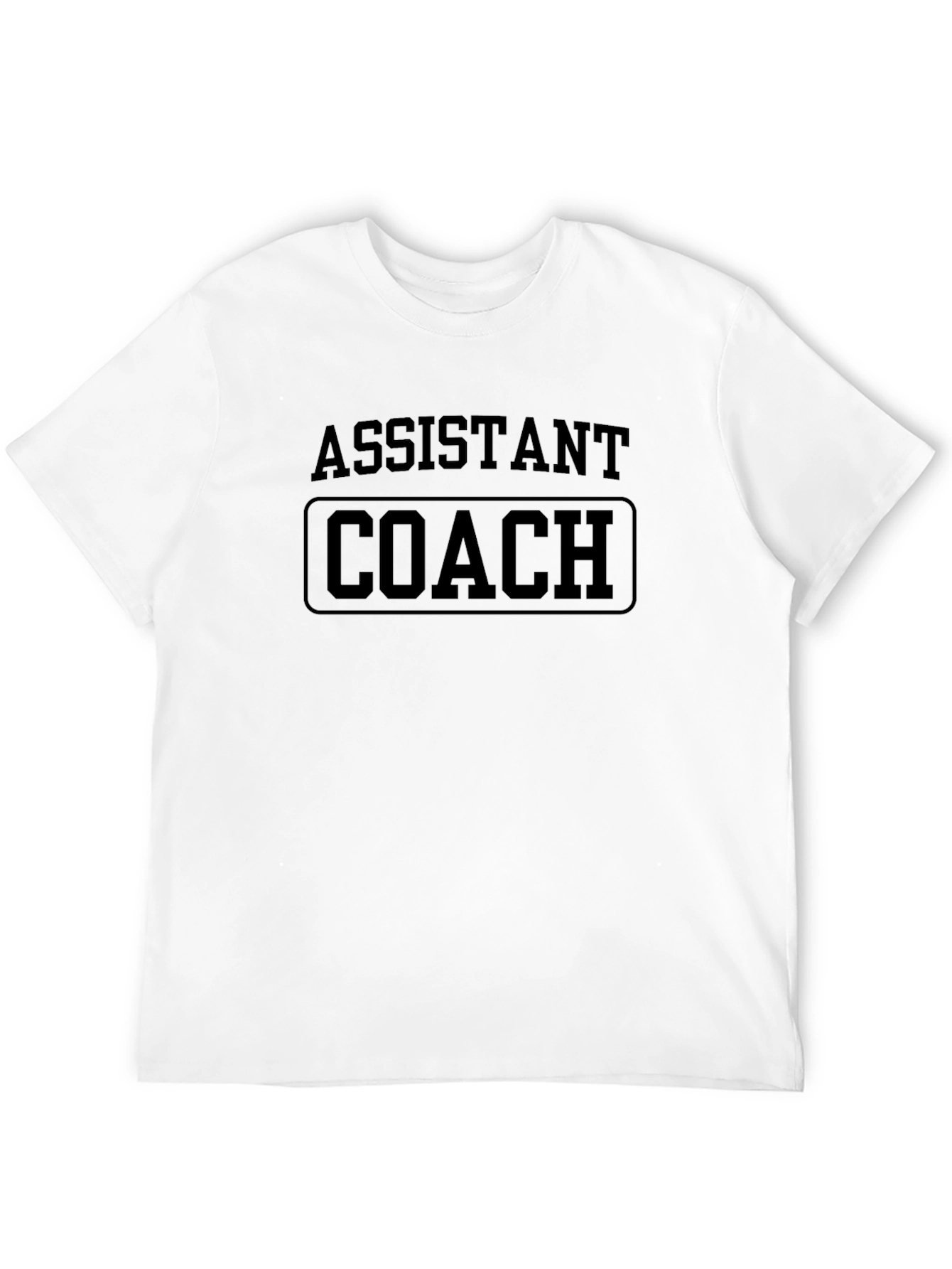 Assistant Coach Black Graphic T-Shirt