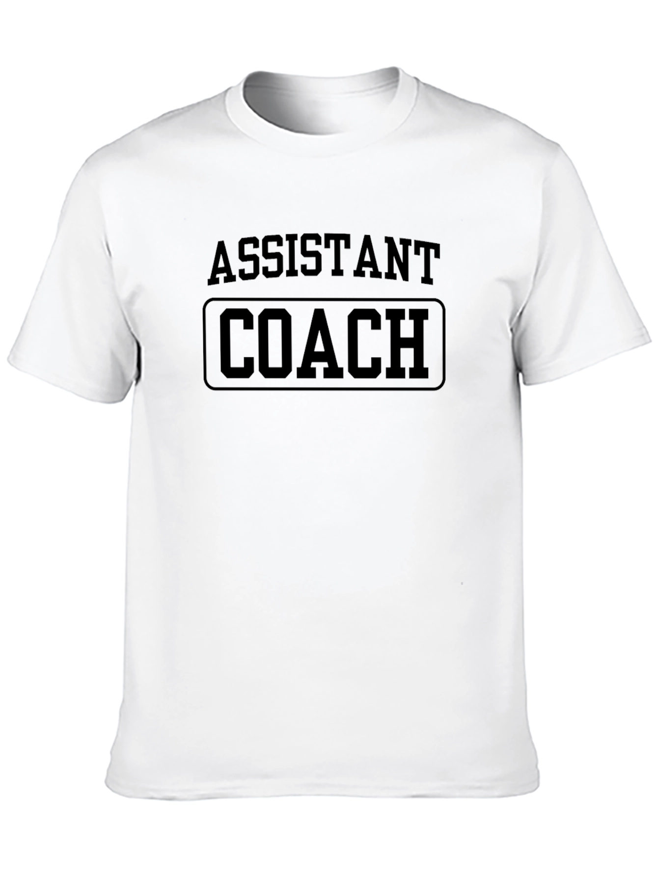 Assistant Coach Black Graphic T-Shirt