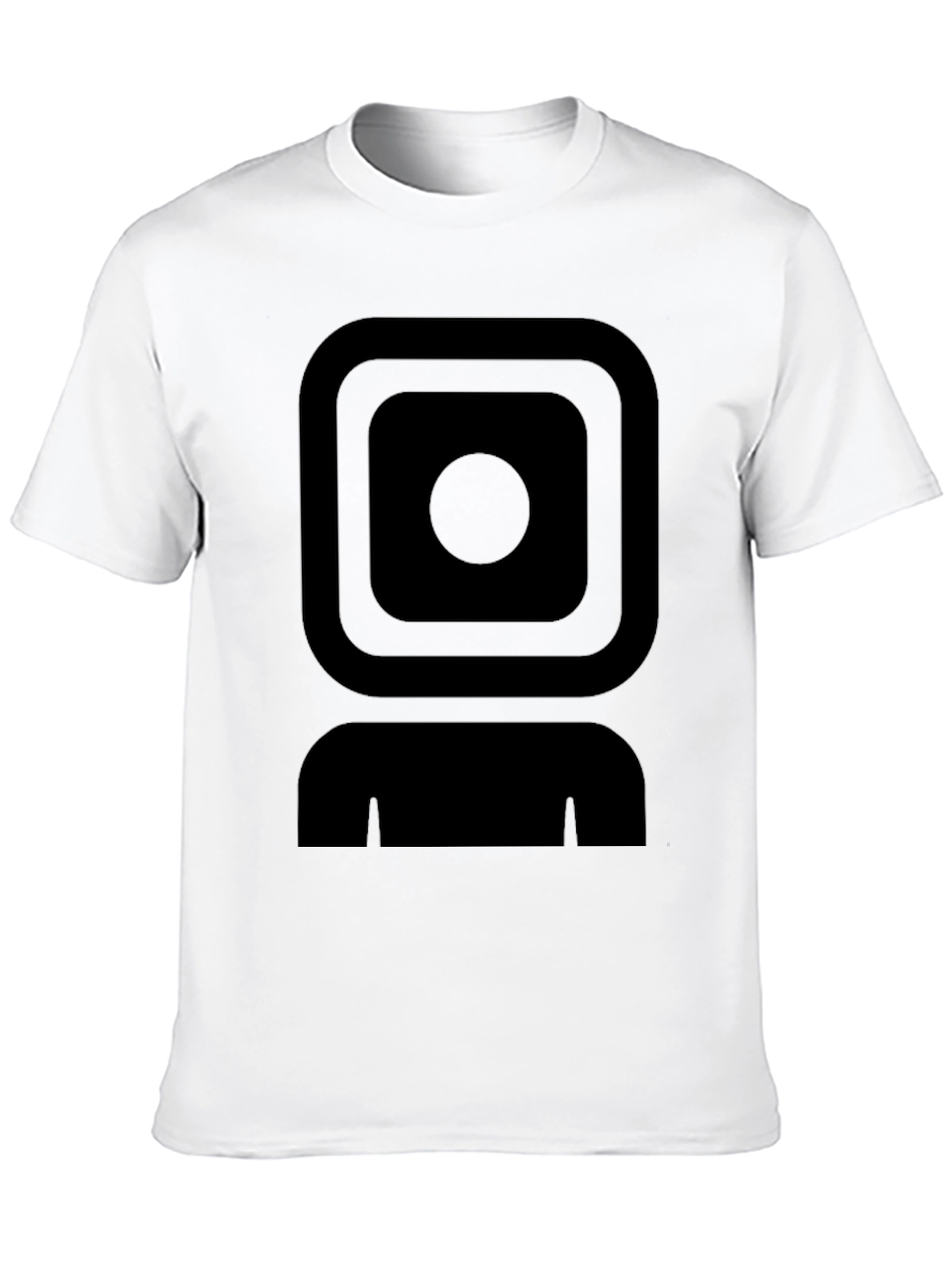 Geometric Graphic Black T-Shirt