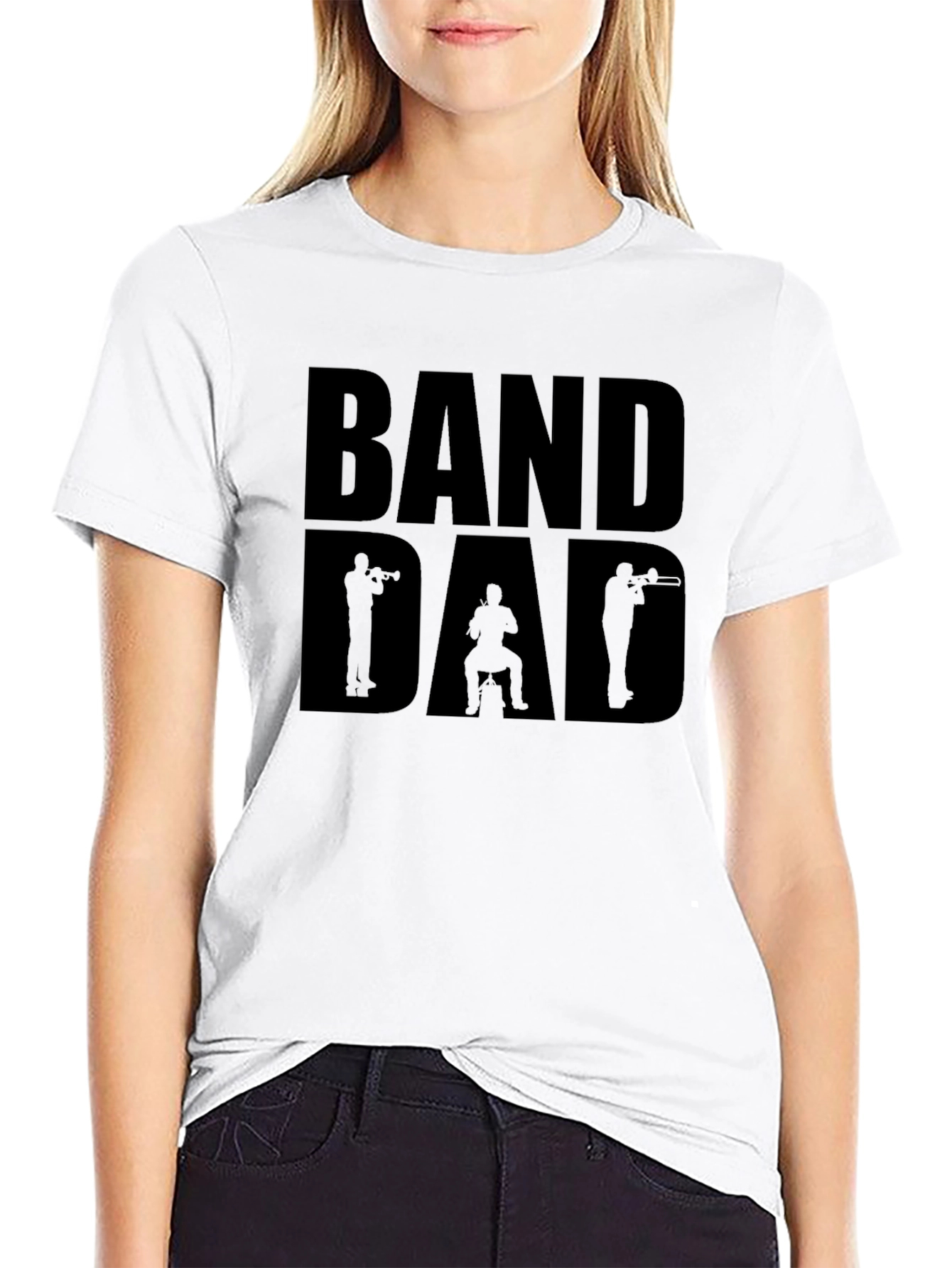 Band Dad Graphic T-Shirt - Musician Father Tee