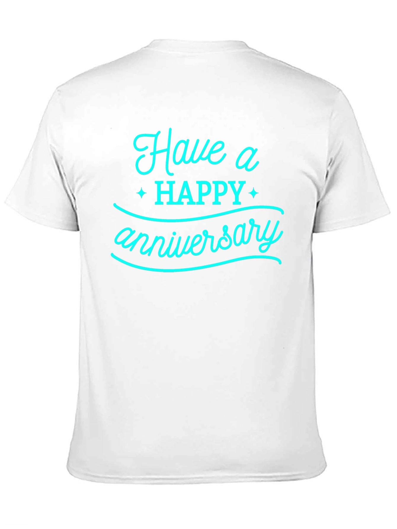 Happy Anniversary Graphic Tee - Black