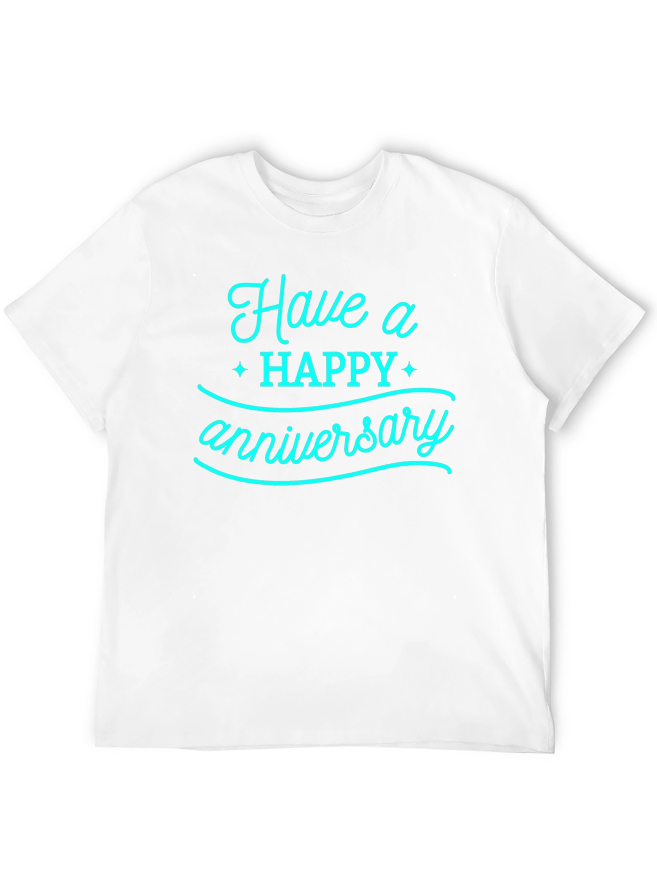 Happy Anniversary Graphic Tee - Black