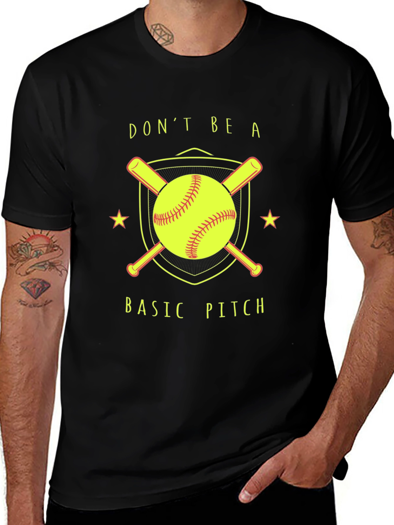 Dont Be A Basic Pitch T-Shirt
