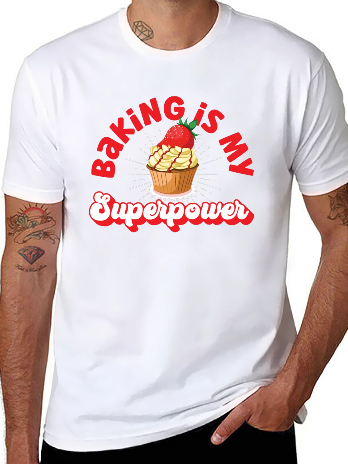 Baking is My Superpower Graphic T-Shirt