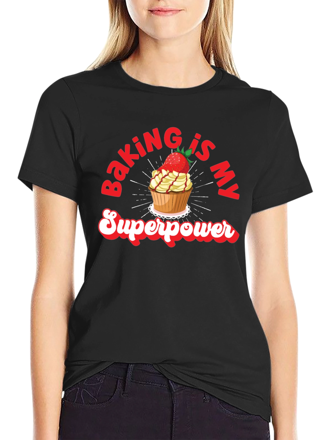 Baking is My Superpower Graphic T-Shirt
