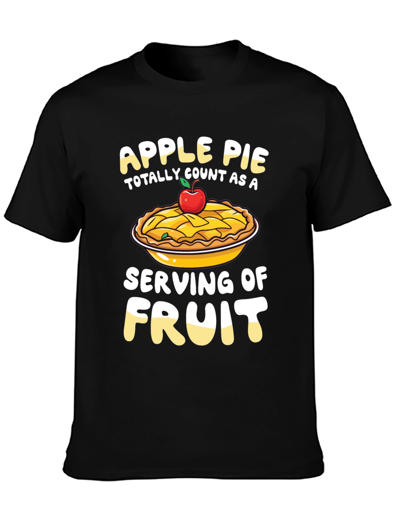Apple Pie Serving of Fruit T-Shirt