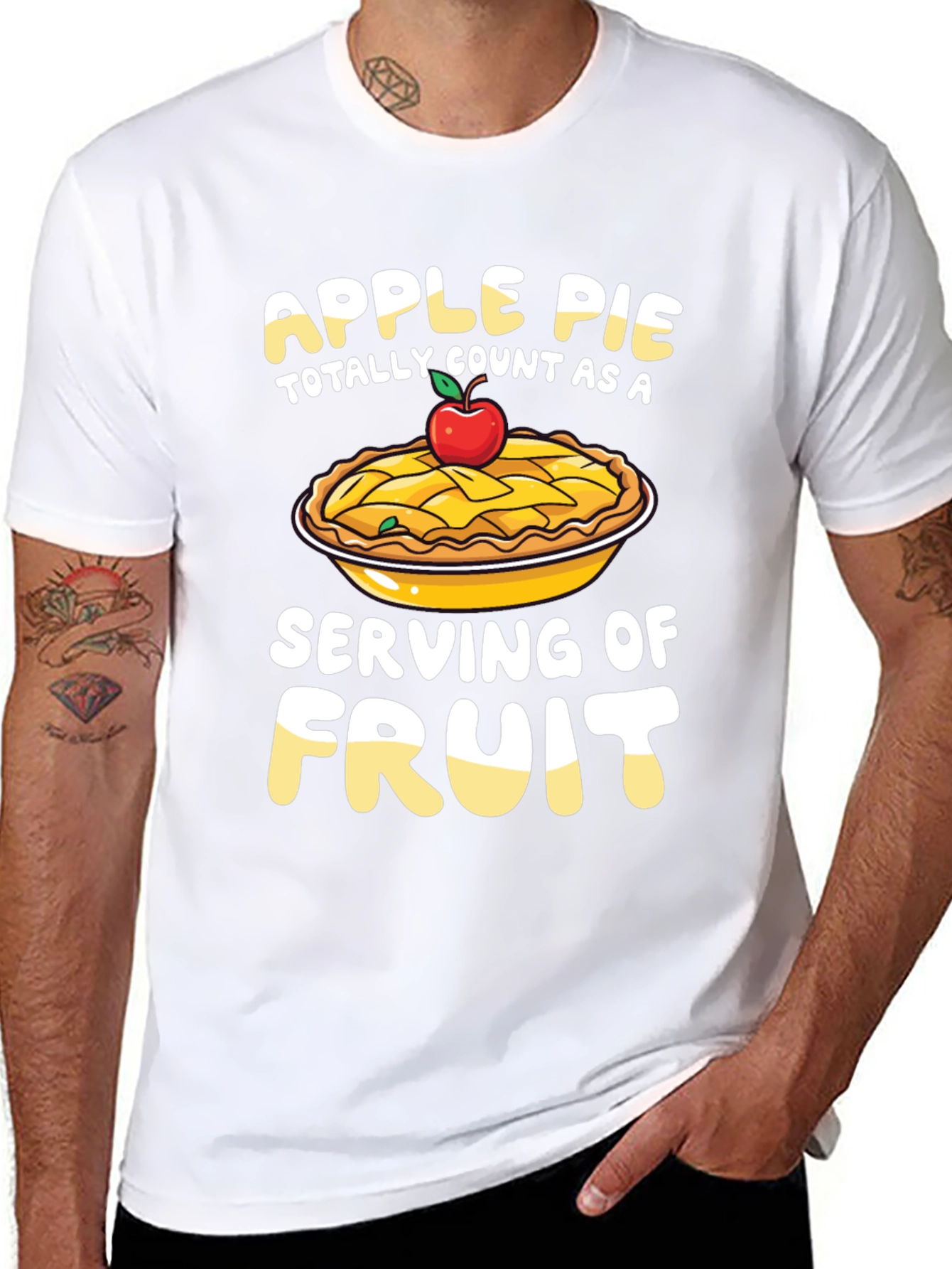 Apple Pie Serving of Fruit T-Shirt