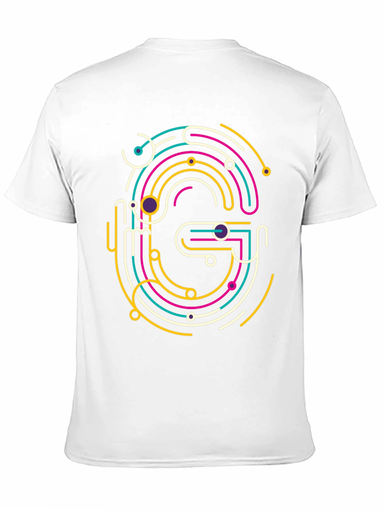 Abstract G Graphic Tee - Modern Style