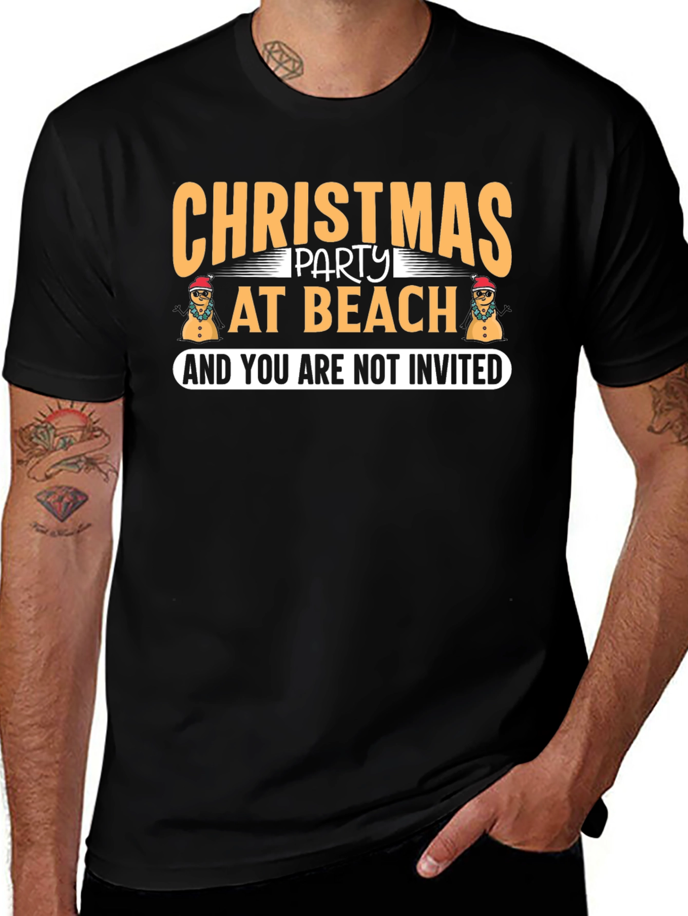 Christmas Party at Beach T-Shirt - Youre Not Invited!
