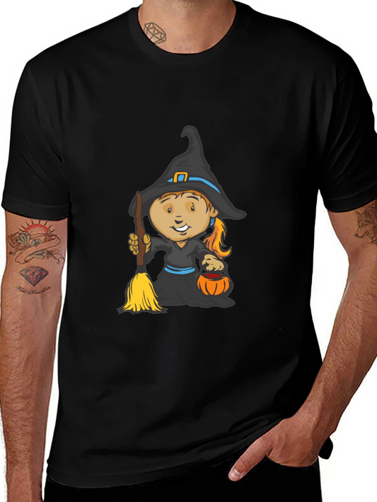 Witch Graphic Tee - Halloween Style