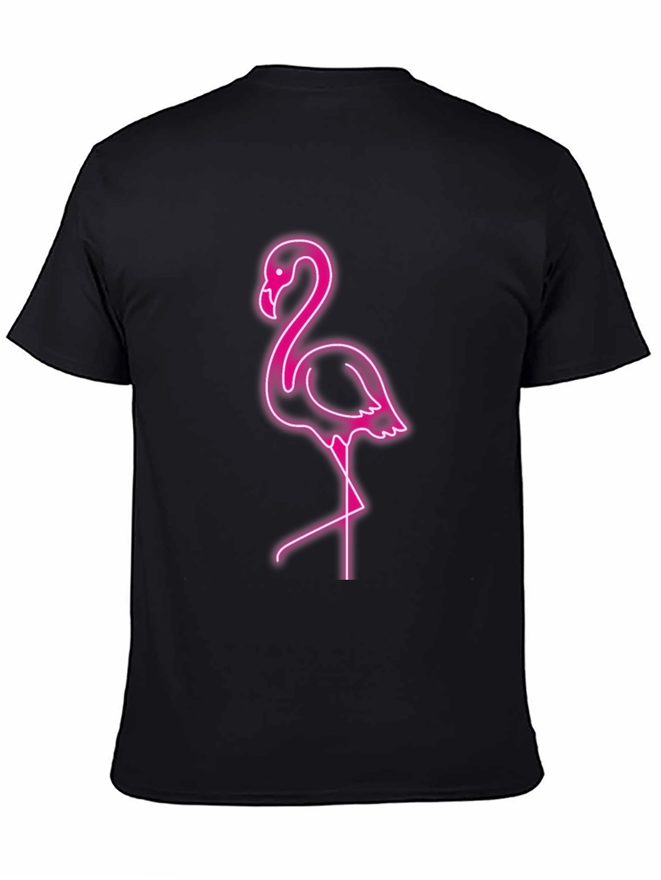 Neon Flamingo Graphic T-Shirt