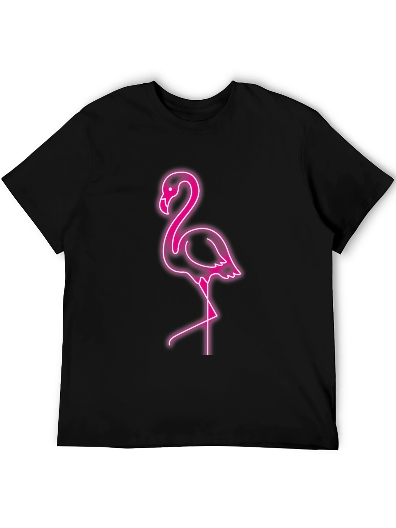 Neon Flamingo Graphic T-Shirt