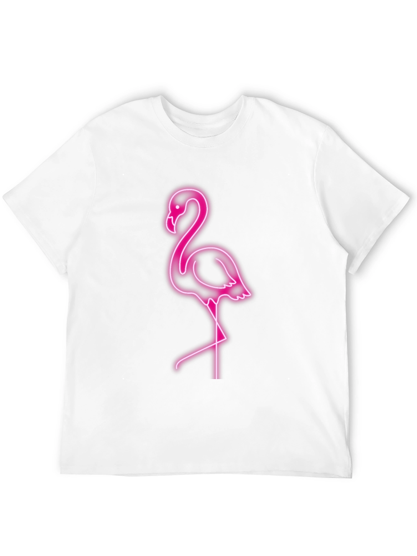 Neon Flamingo Graphic T-Shirt