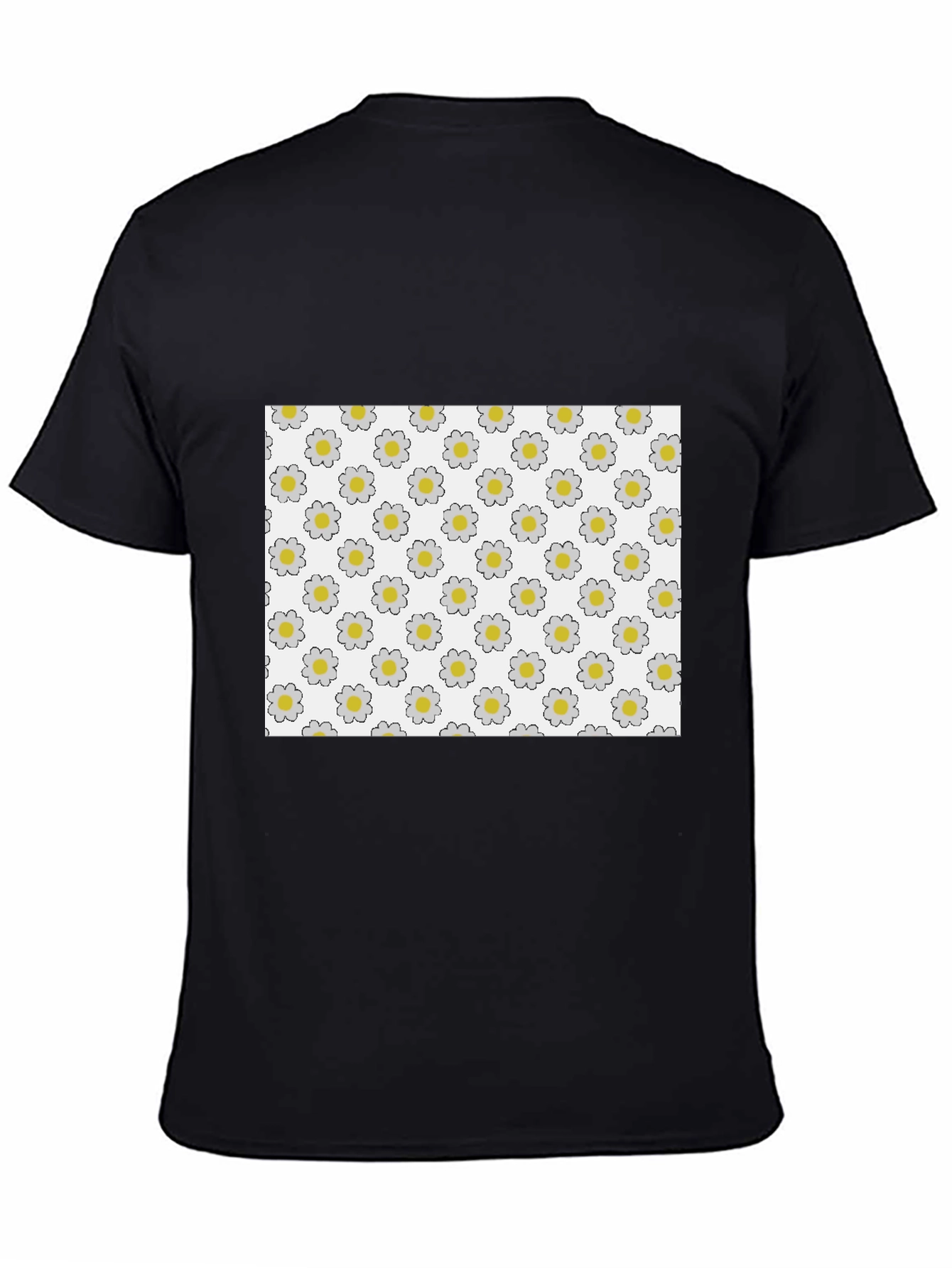 Daisy Pattern T-Shirt - Unique Floral Design