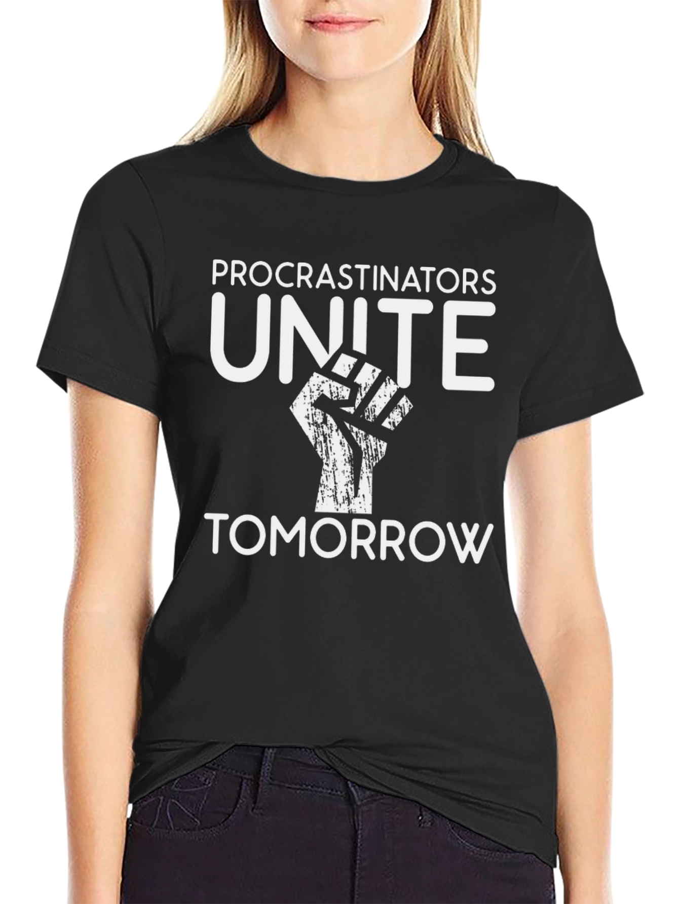 Procrastinators Unite Tomorrow Graphic T-Shirt