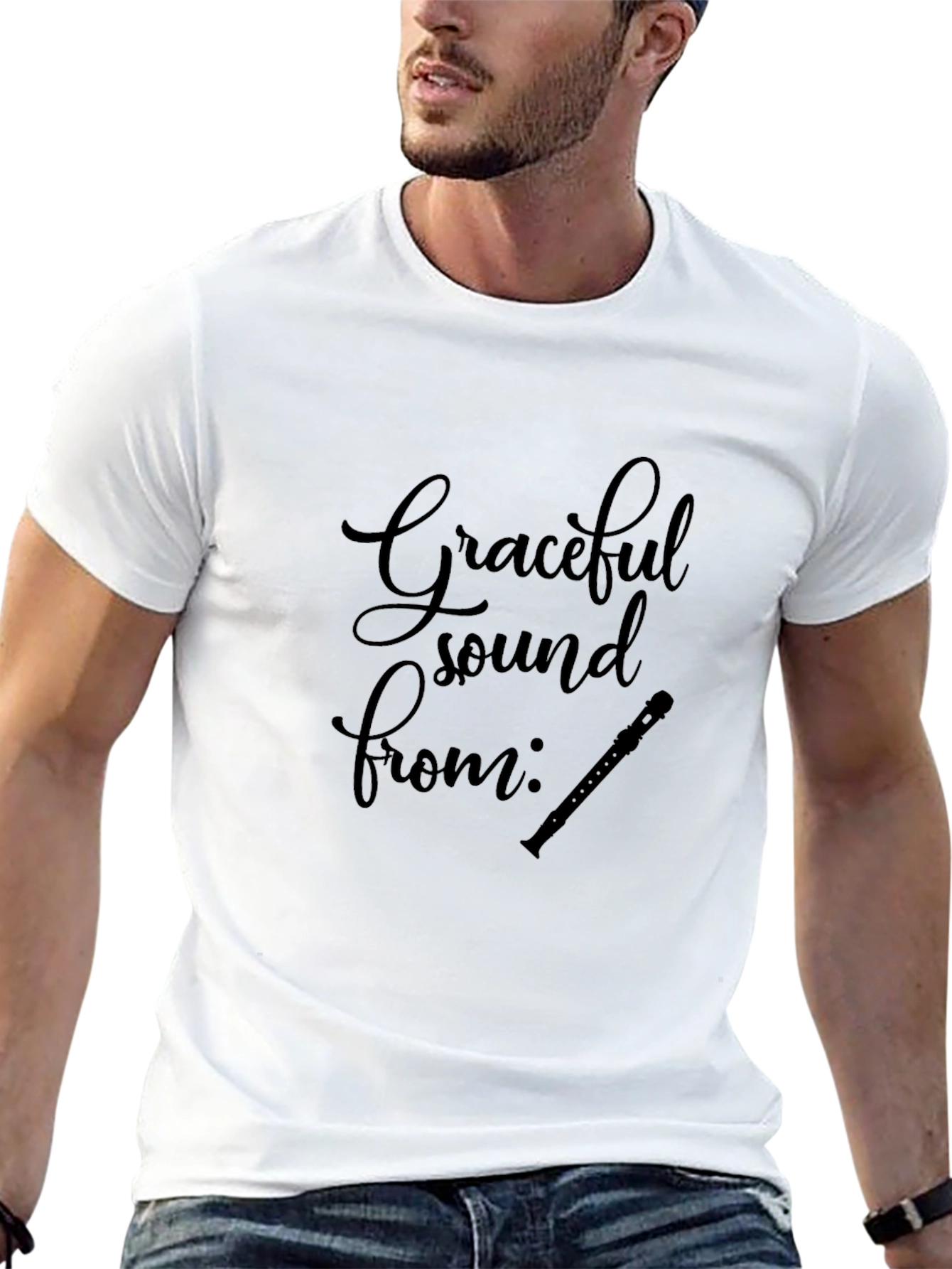 Graceful Sound From Flute T-Shirt