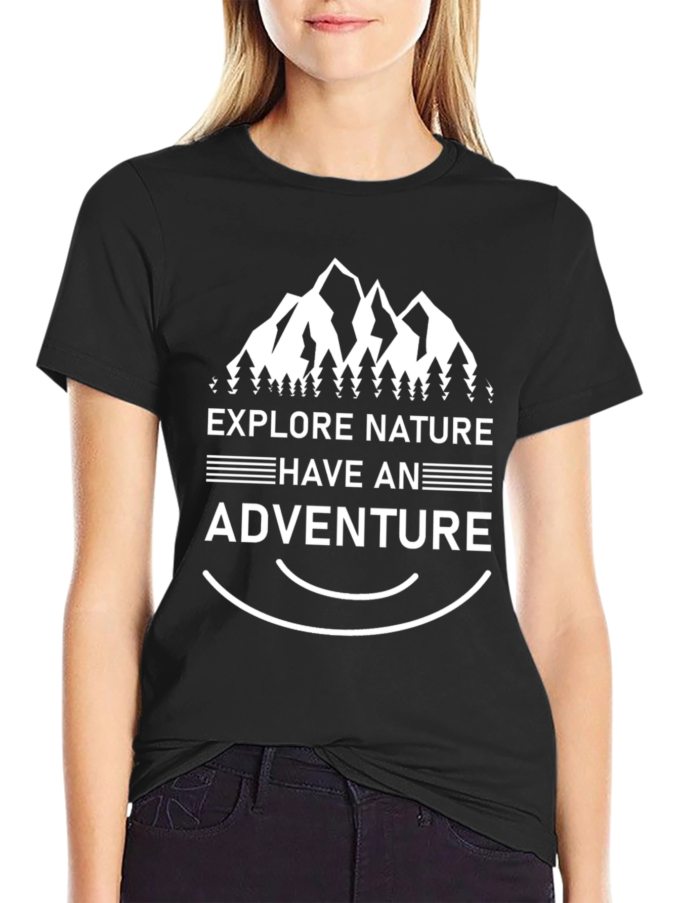 Explore Nature Adventure T-Shirt - Mountain Graphic Tee