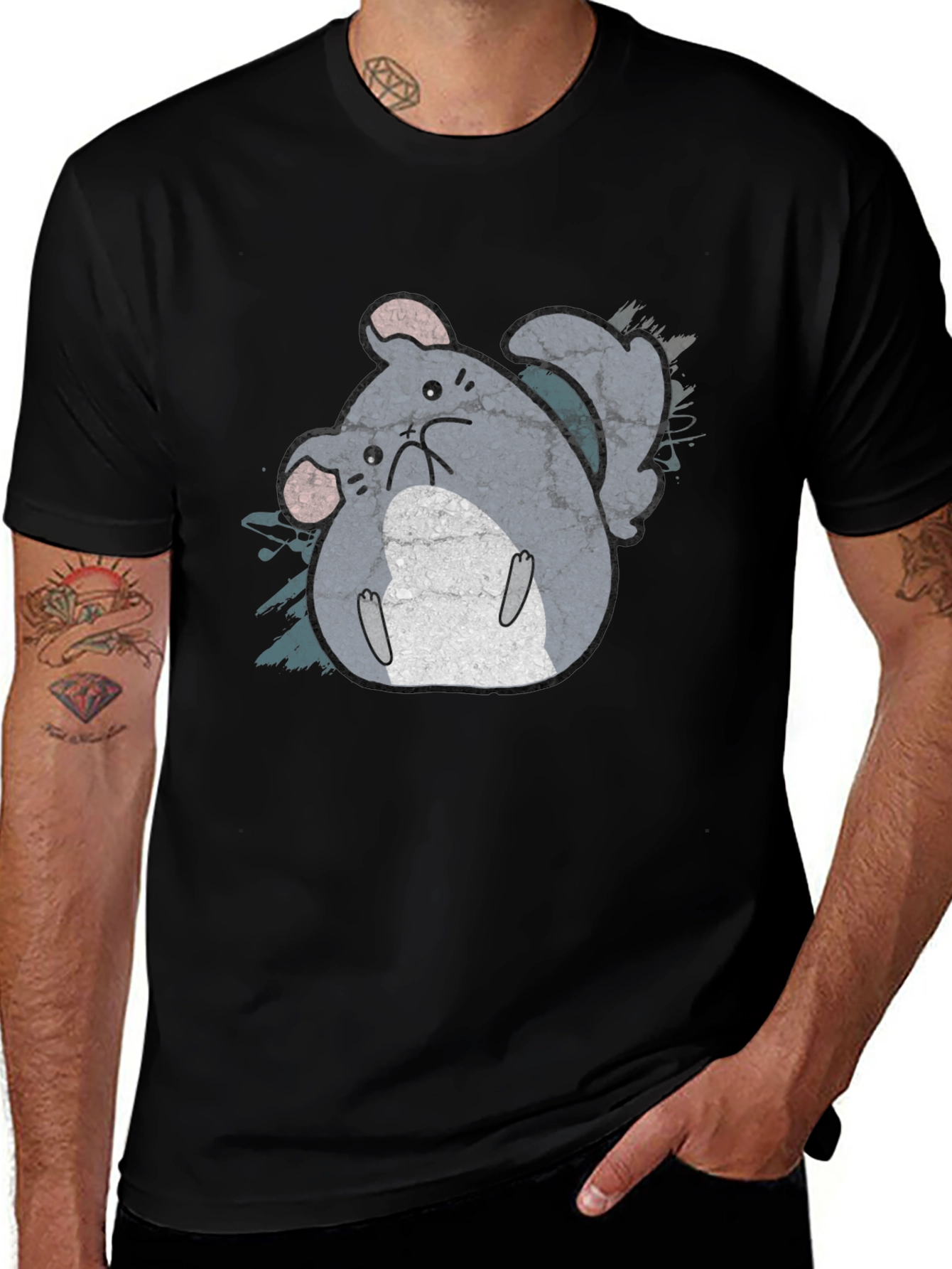 Cute Chinchilla Graphic T-Shirt - Soft Cotton Tee
