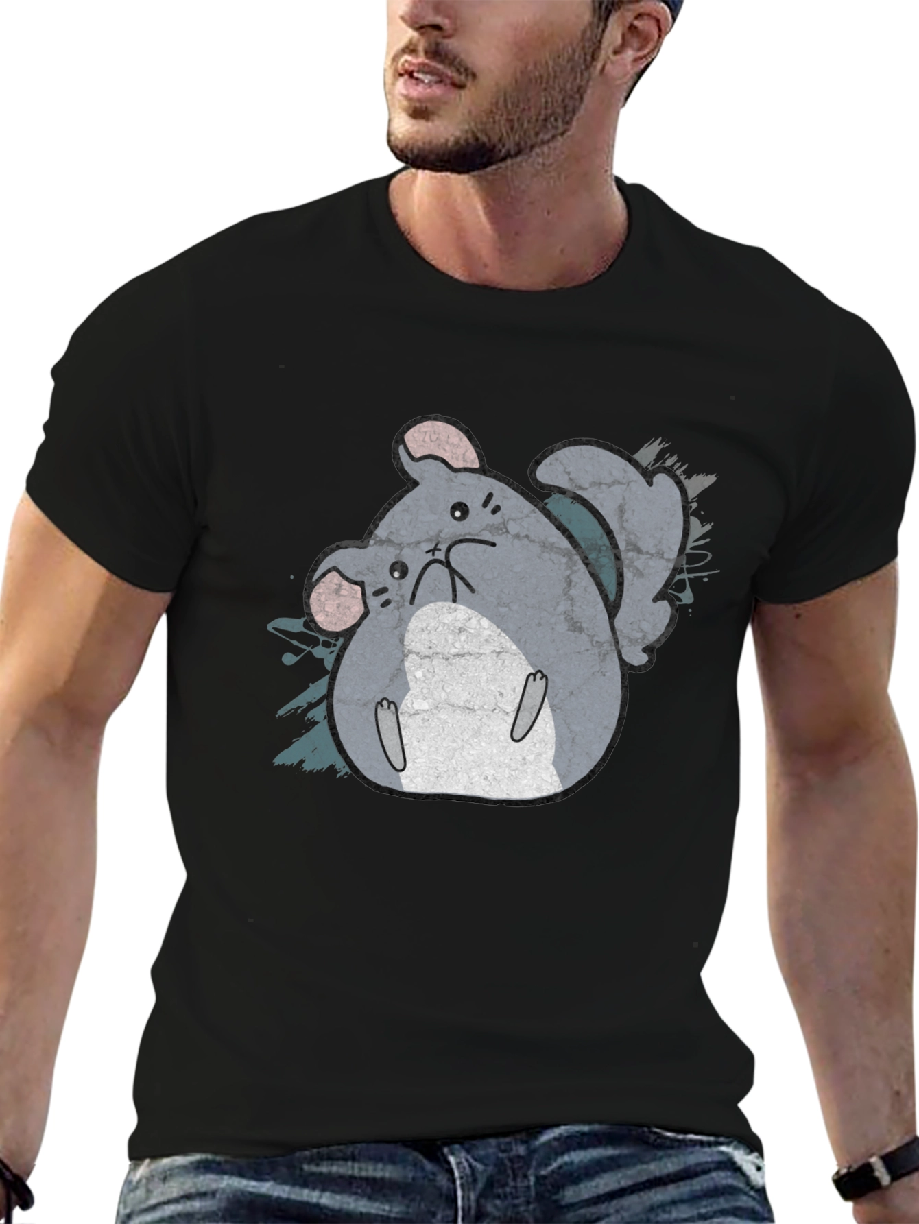 Cute Chinchilla Graphic T-Shirt - Soft Cotton Tee
