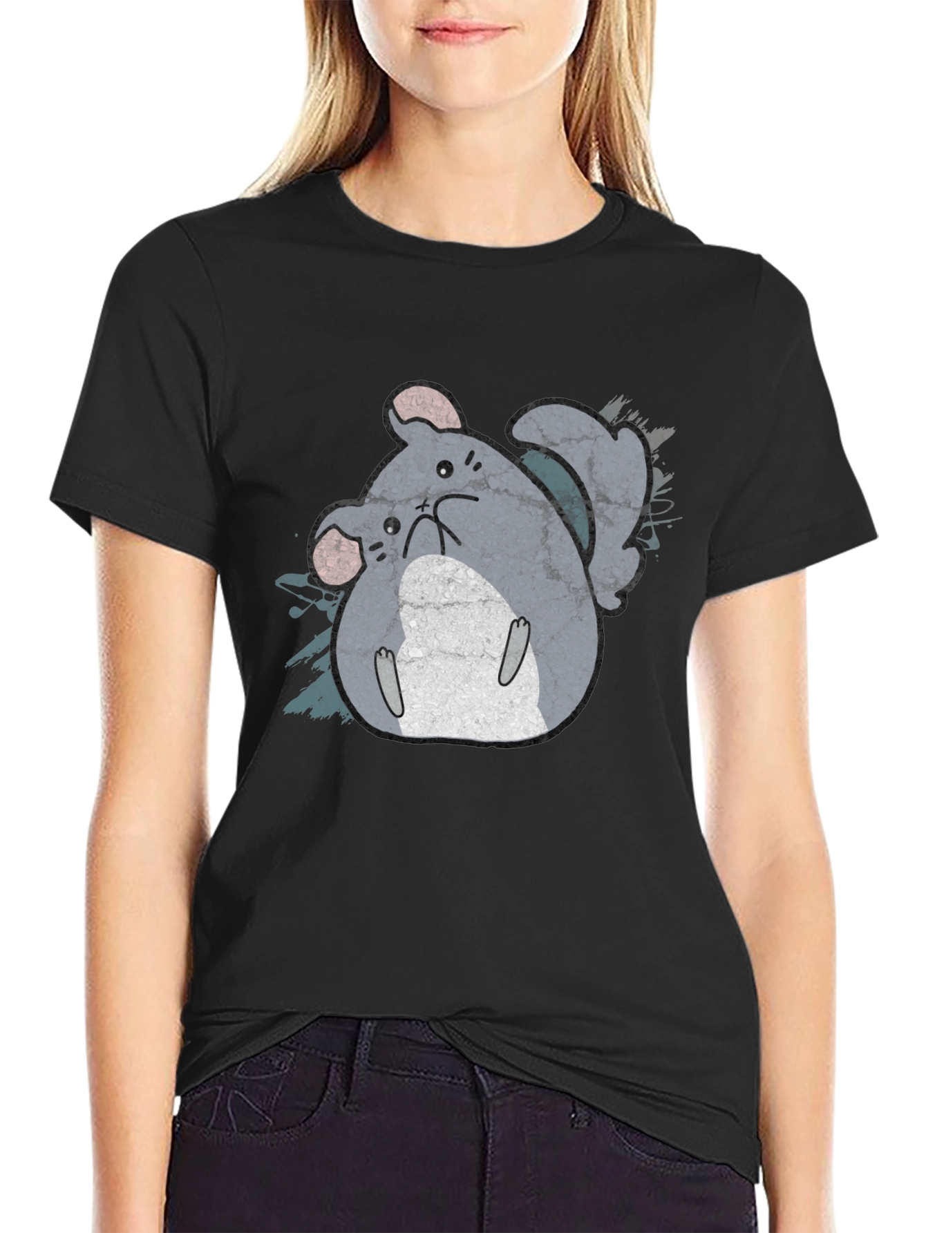 Cute Chinchilla Graphic T-Shirt - Soft Cotton Tee