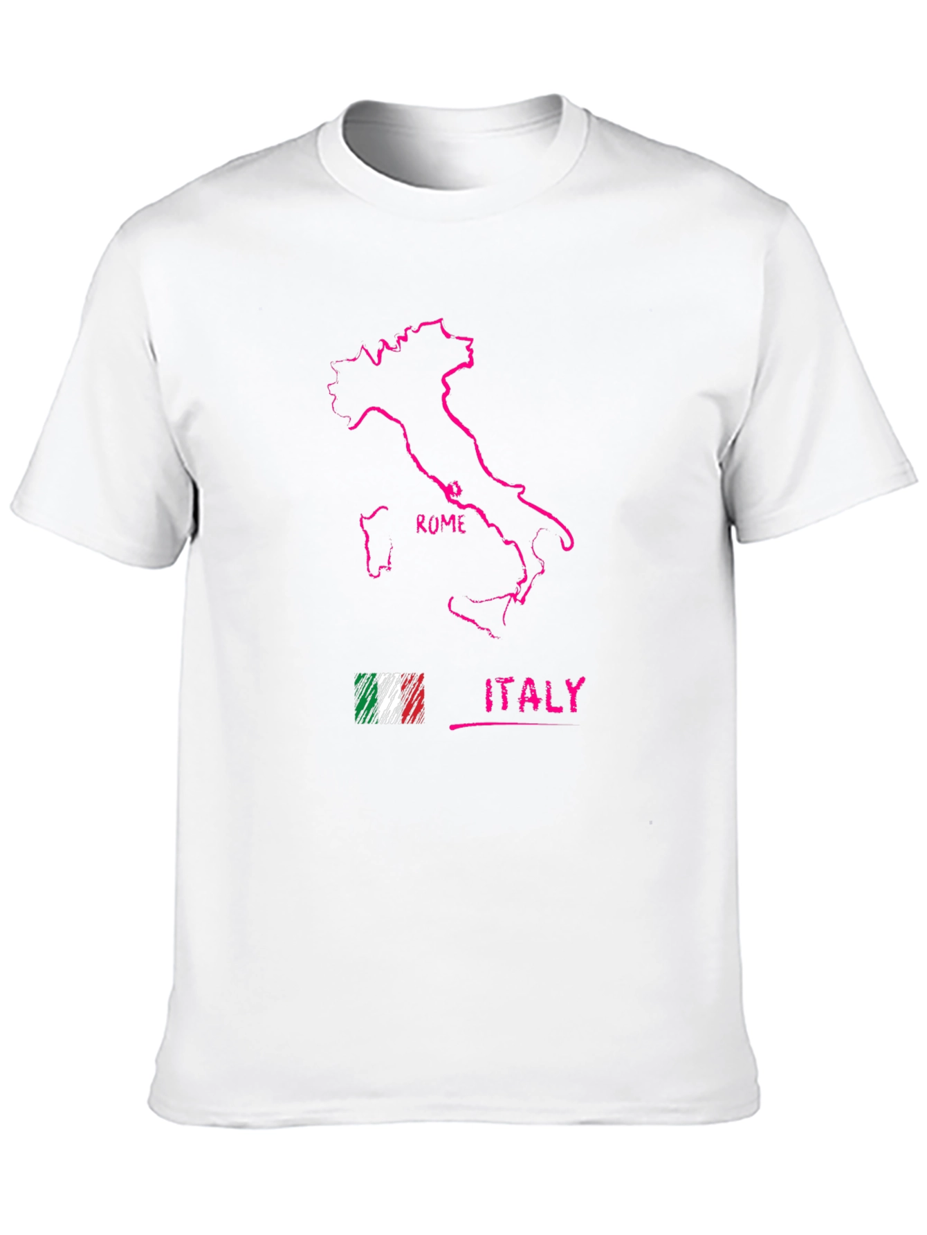 Italy Rome Map Graphic T-Shirt
