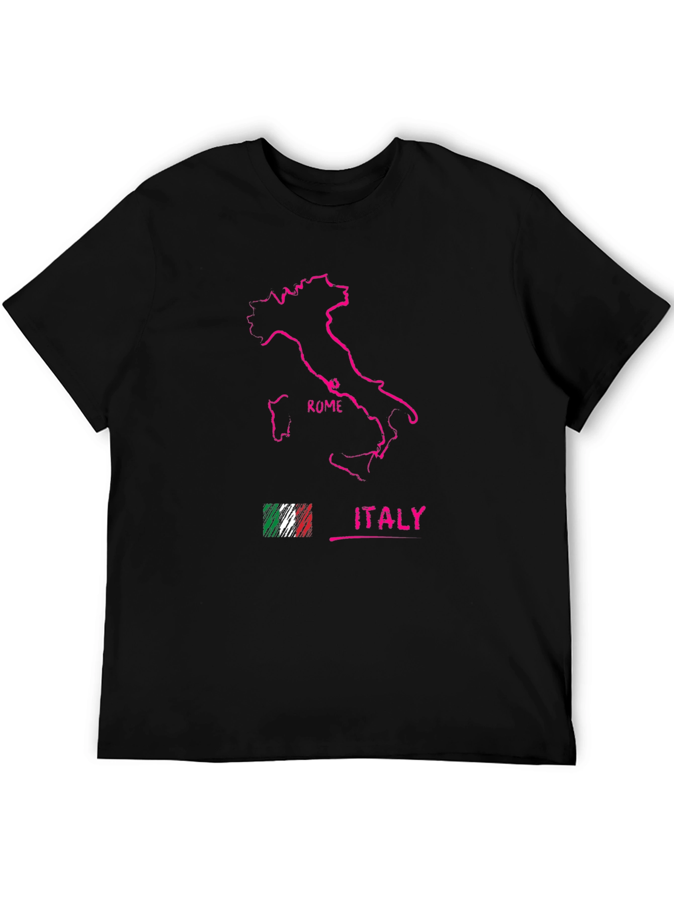 Italy Rome Map Graphic T-Shirt