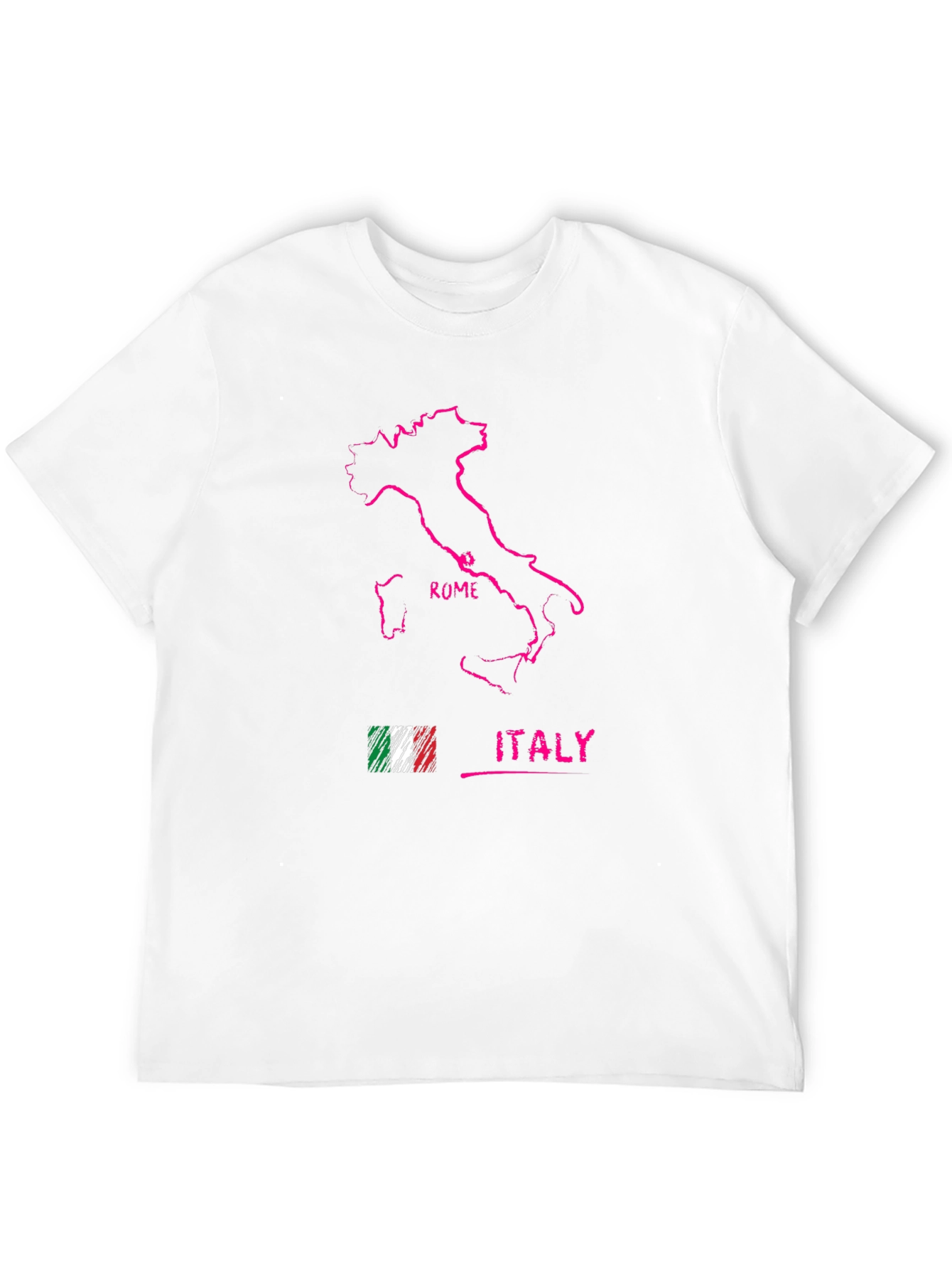Italy Rome Map Graphic T-Shirt